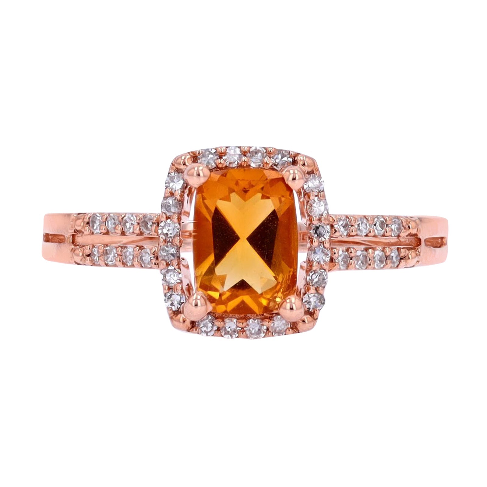 14K Birthstone Halo Rings<p><strong>More Colors Available</p></strong>