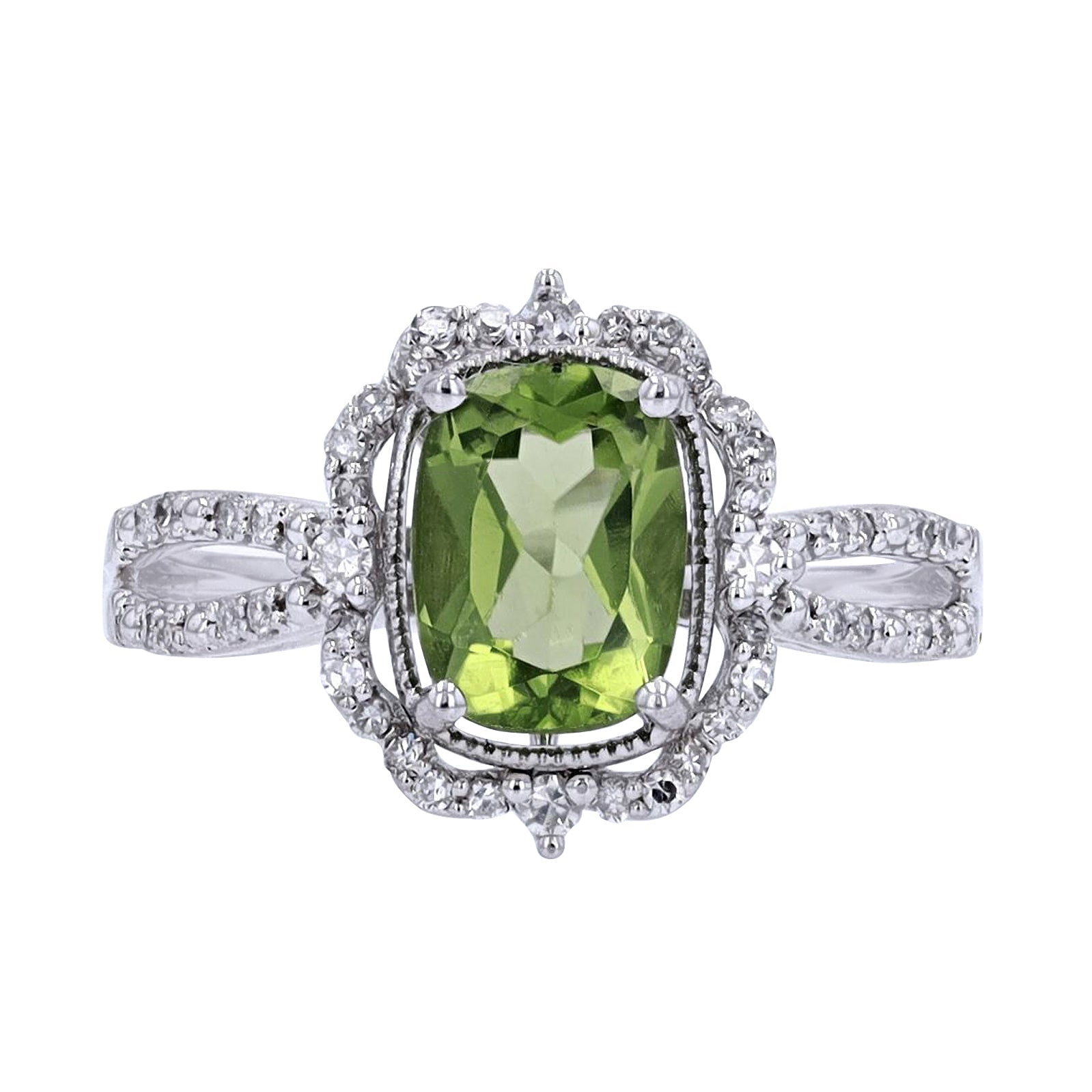 14K Gemstone Center Fashion Ring<p><strong>More Colors Available</p></strong>