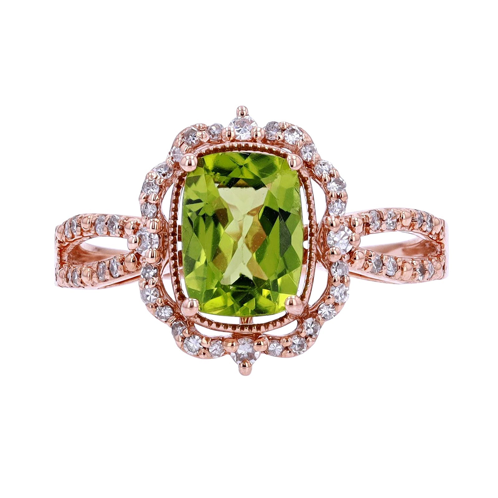 14K Gemstone Center Fashion Ring<p><strong>More Colors Available</p></strong>