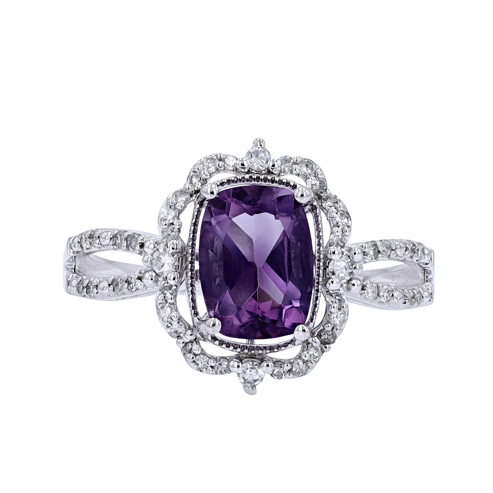 14K Gemstone Center Fashion Ring<p><strong>More Colors Available</p></strong>