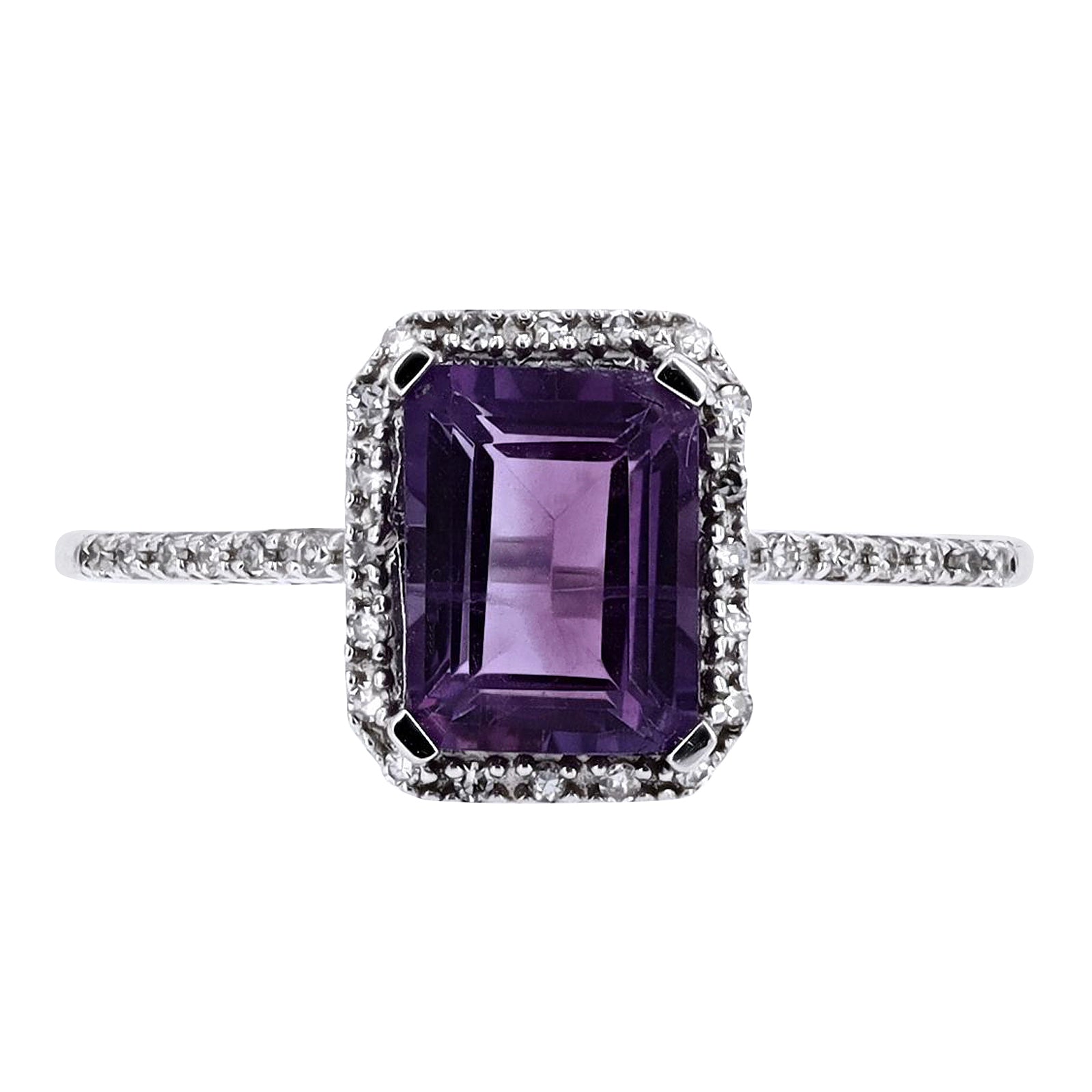 14K Gemstone Center Halo Ring<p><strong>More Colors Available</p></strong>