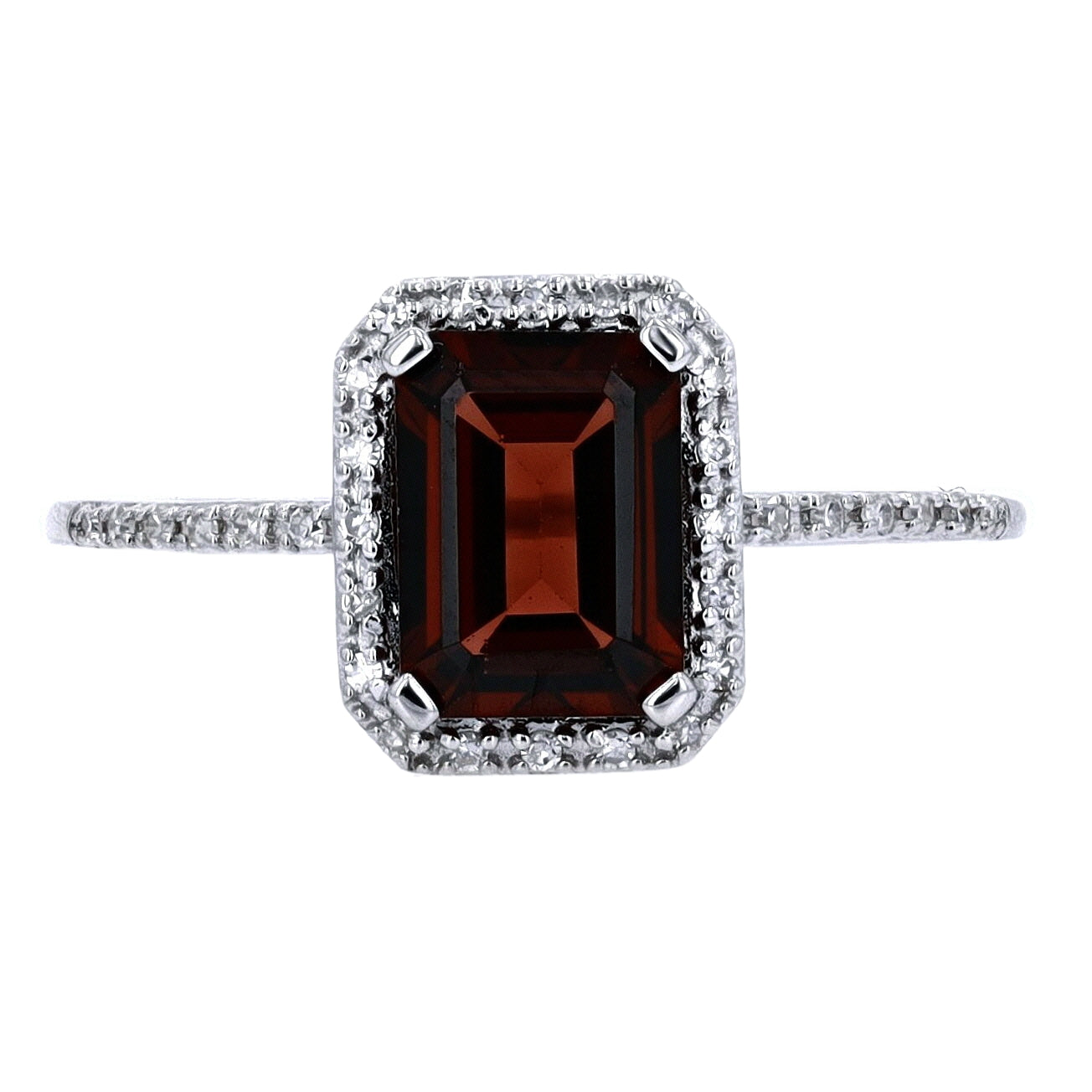14K Gemstone Center Halo Ring<p><strong>More Colors Available</p></strong>