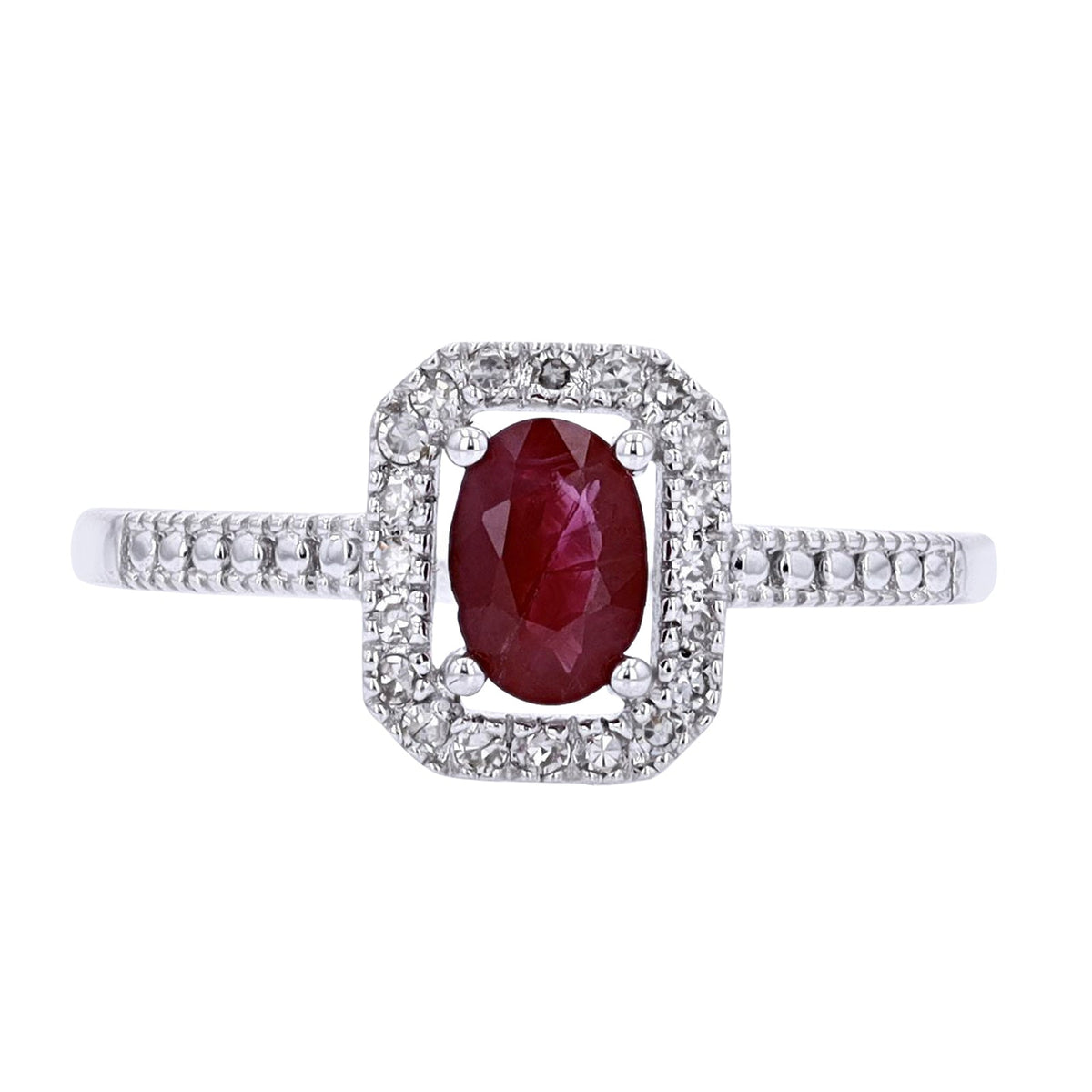 14K Gemstone Center Ring<p><strong>More Colors Available</p></strong>