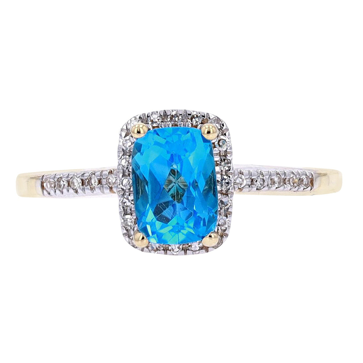 14K Gemstone Center Ring<p><strong>More Colors Available</p></strong>