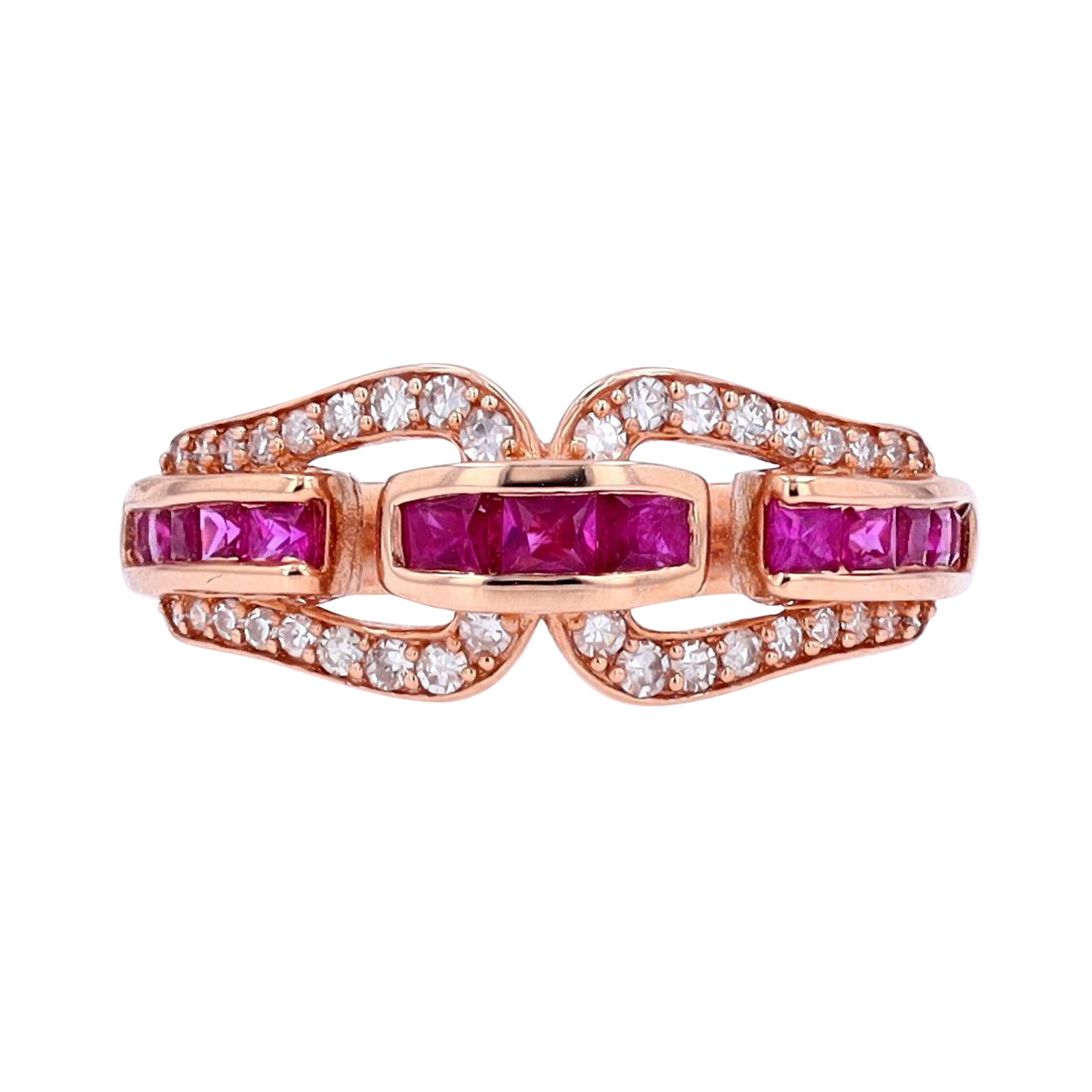 14K RG 1 CTW Ruby Ring