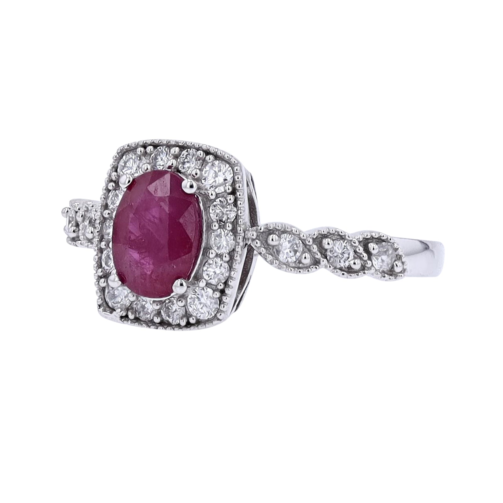 14K WG Ruby Center Ring<p><strong>$469</p></strong>