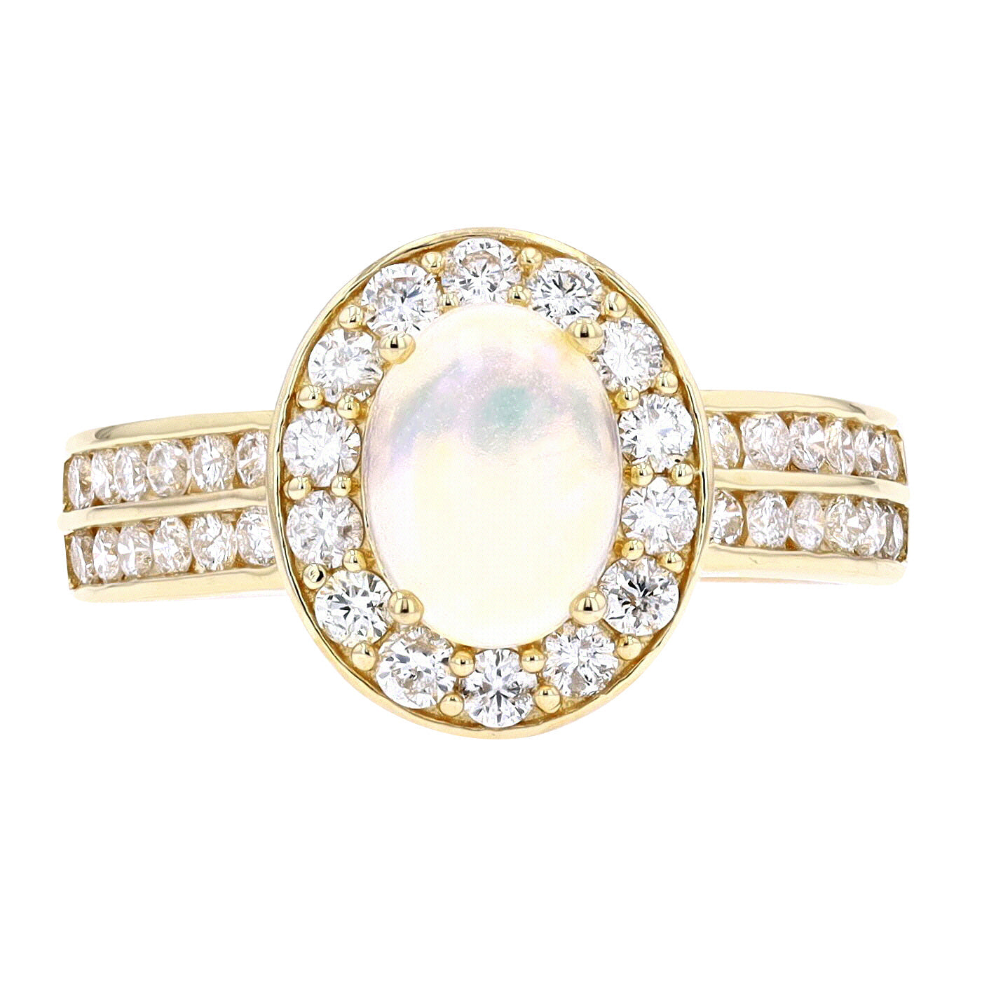 14K Oval Opal Ring<p><strong>More Colors Available</p></strong>