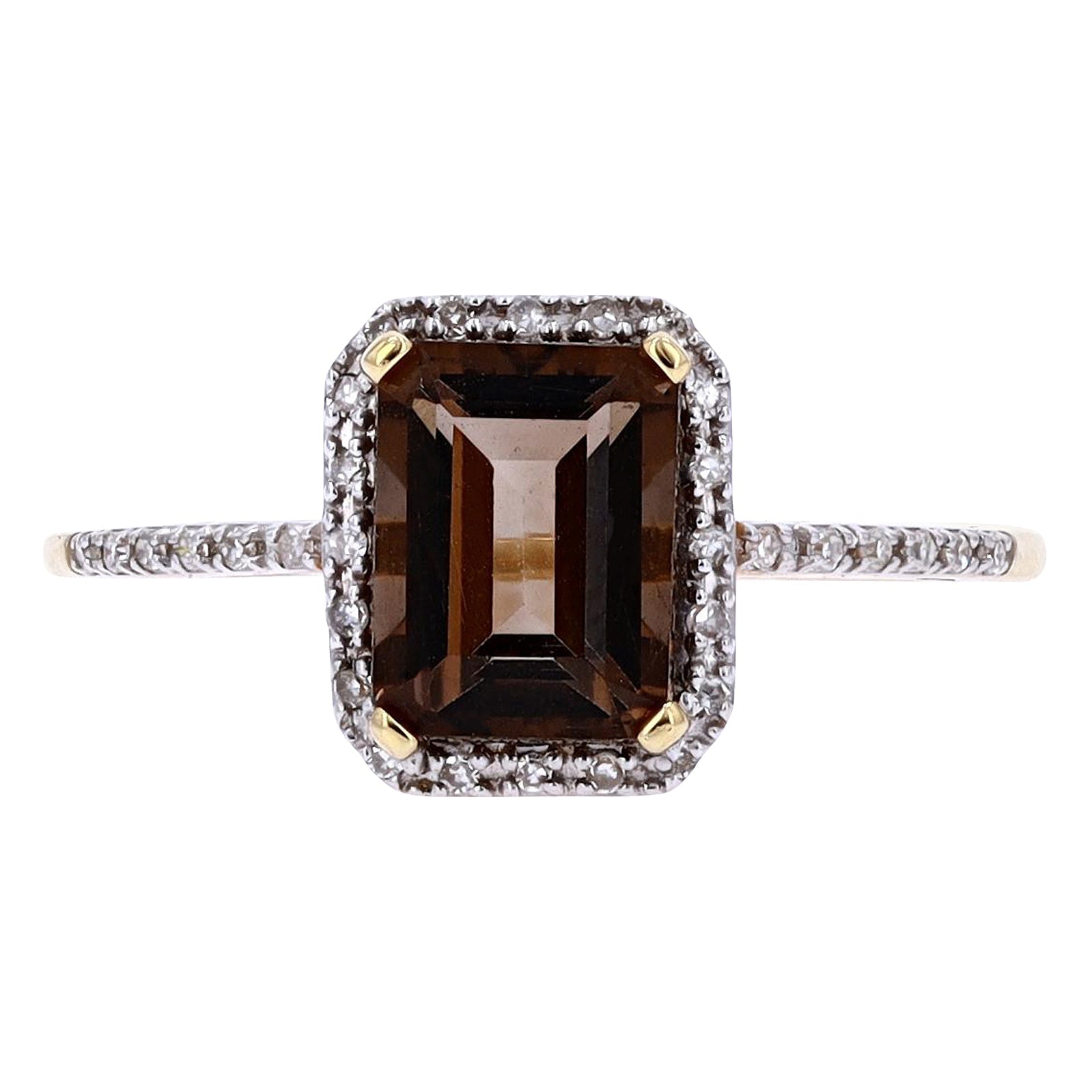 14K Gemstone Center Halo Ring<p><strong>More Colors Available</p></strong>