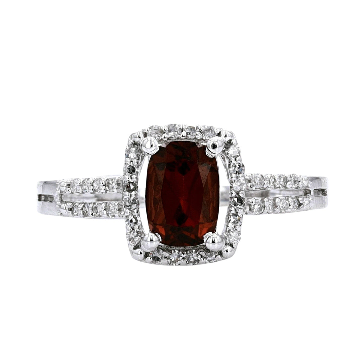 14K Birthstone Halo Rings<p><strong>More Colors Available</p></strong>