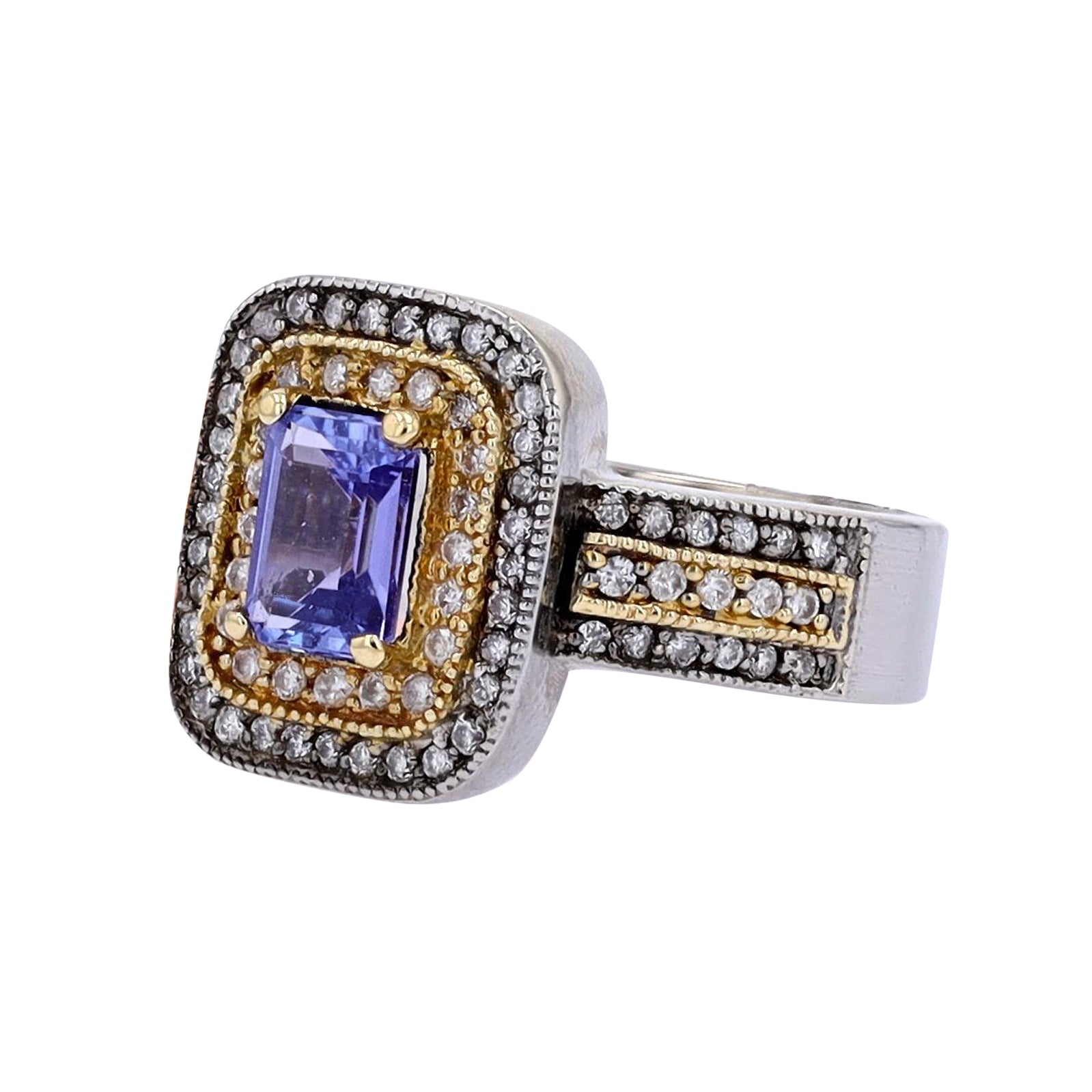 14K EFFY TT 1.15 CT Tanzanite Ring