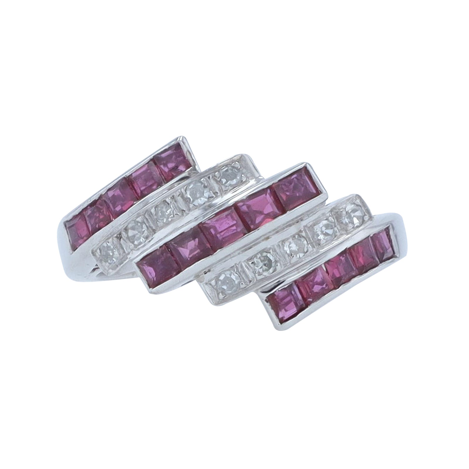 14K WG .84 CTW Ruby Ring
