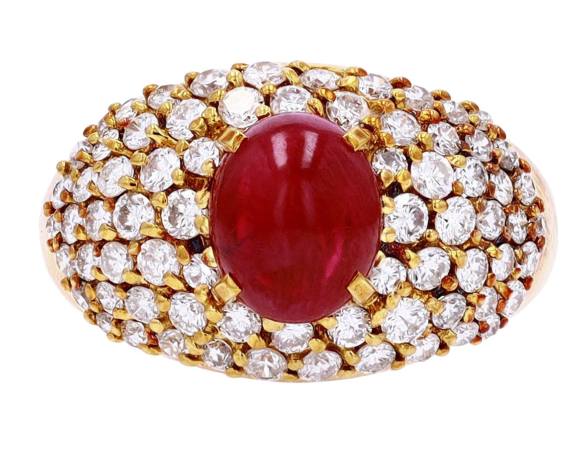 18K YG Cabochon Ruby Ring<p><strong>$1,289</p></strong>