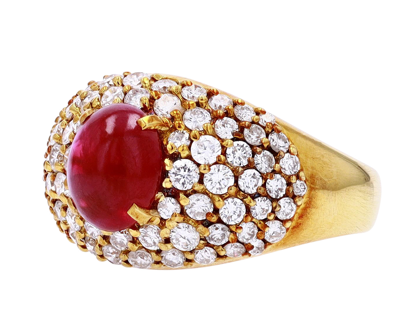 18K YG Cabochon Ruby Ring<p><strong>$1,289</p></strong>