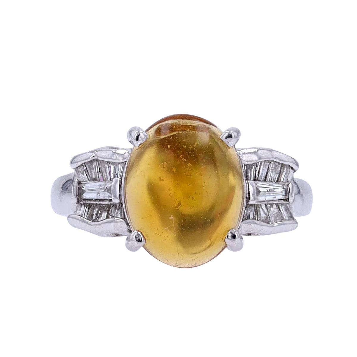 PLAT 2.02 CT Fire Opal Ring