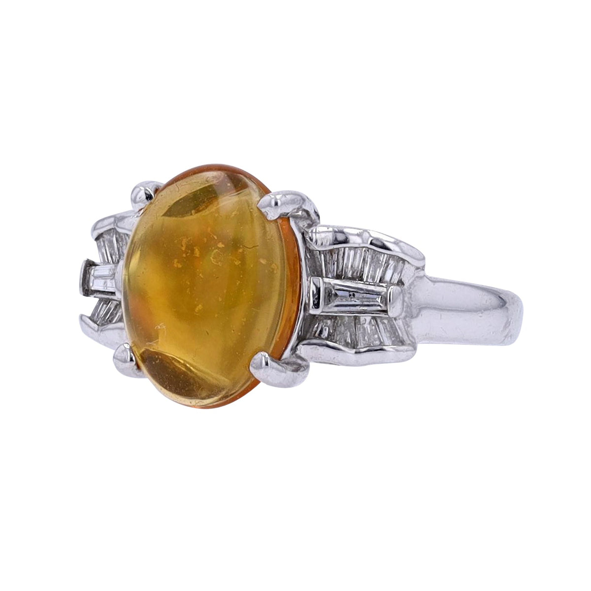 PLAT 2.02 CT Fire Opal Ring