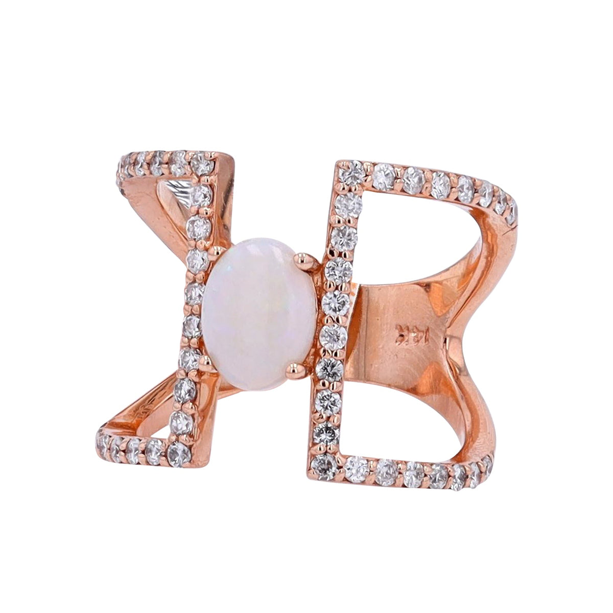 14K EFFY RG 0.70 CT Opal Ring