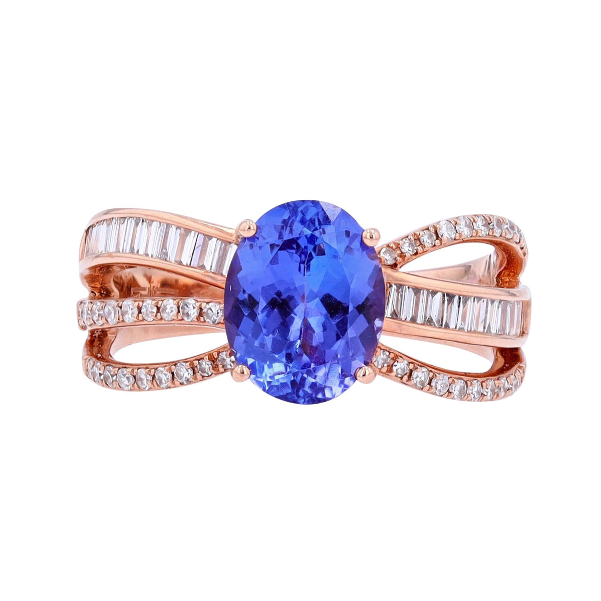 14K EFFY RG Tanzanite Oval Ring