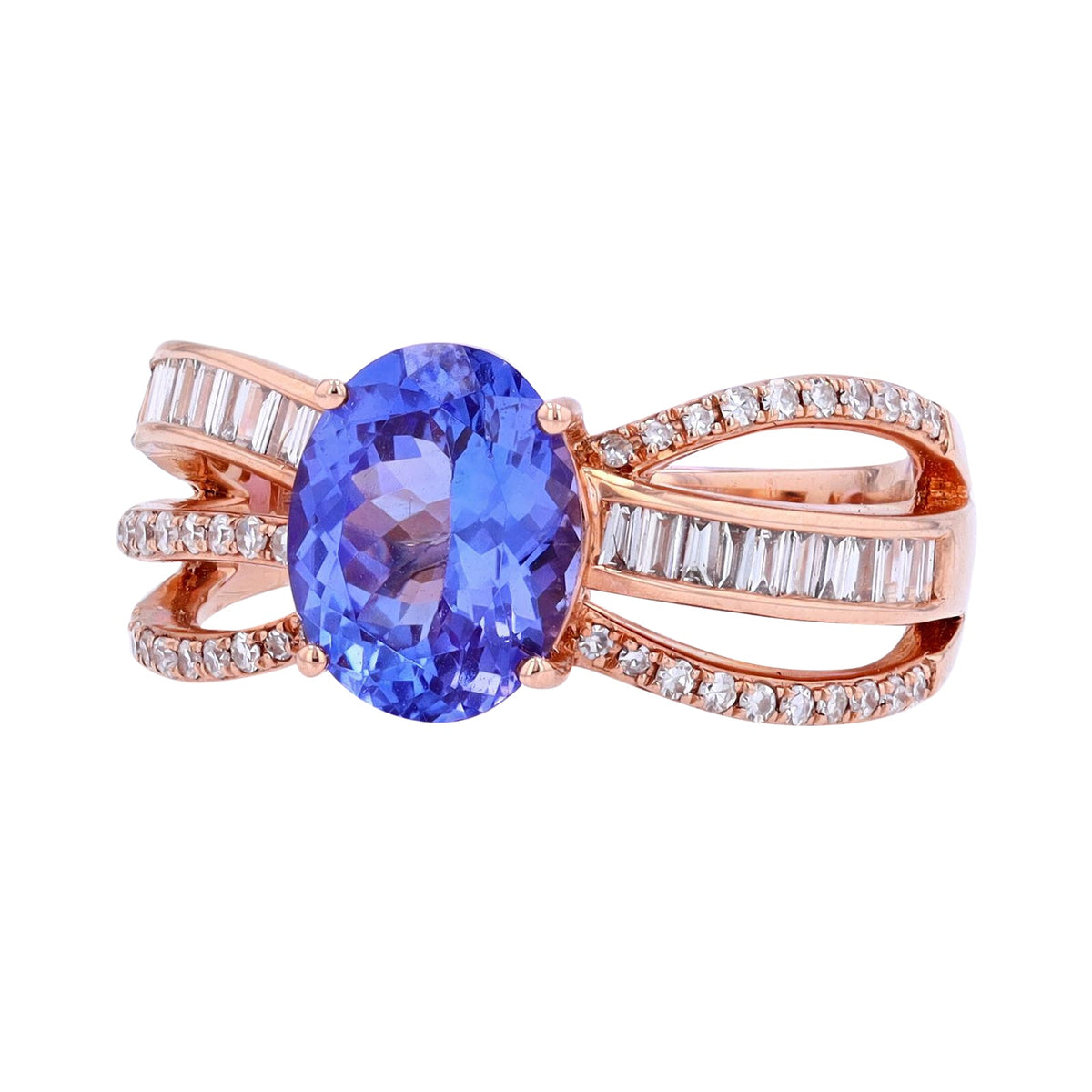 14K EFFY RG Tanzanite Oval Ring