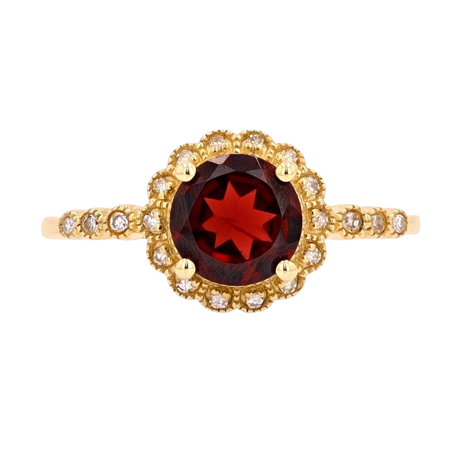 10K Gemstone Ring<p><strong>More Colors Available</p></strong>