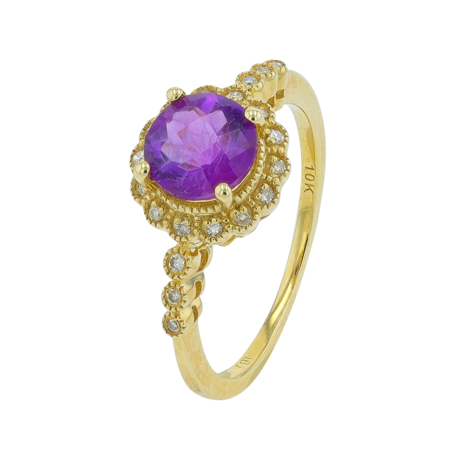 10K Gemstone Ring<p><strong>More Colors Available</p></strong>