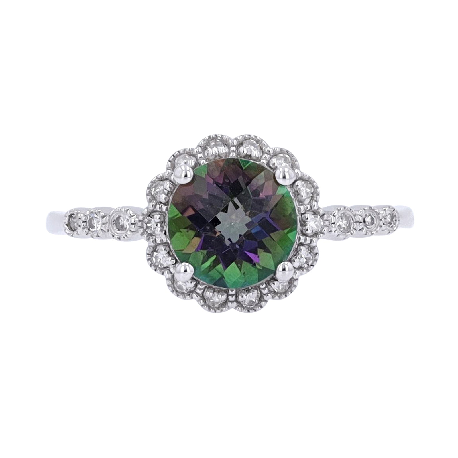 10K Gemstone Ring<p><strong>More Colors Available</p></strong>