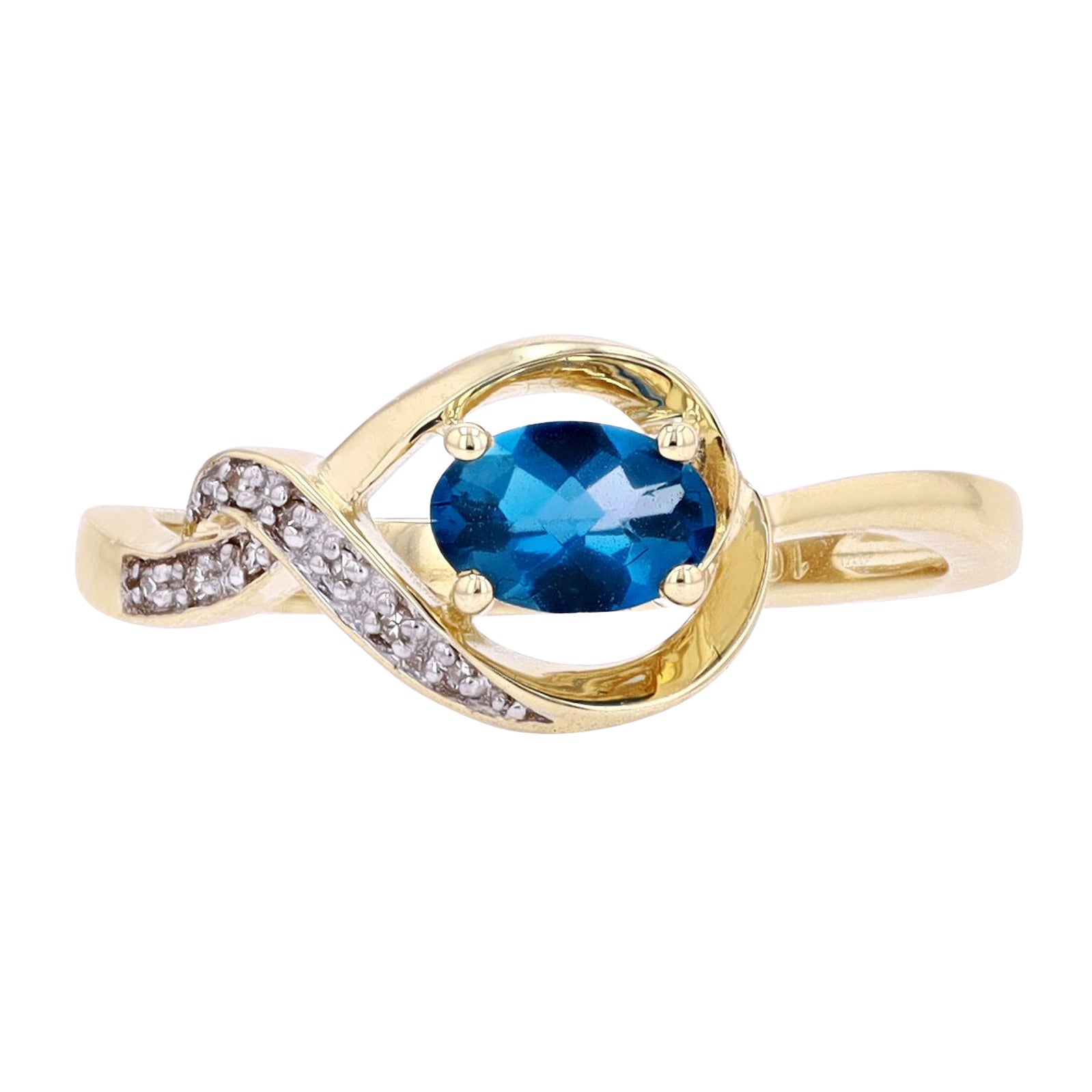 10K Gemstone Infinity Ring<p><strong>More Colors Available</p></strong>