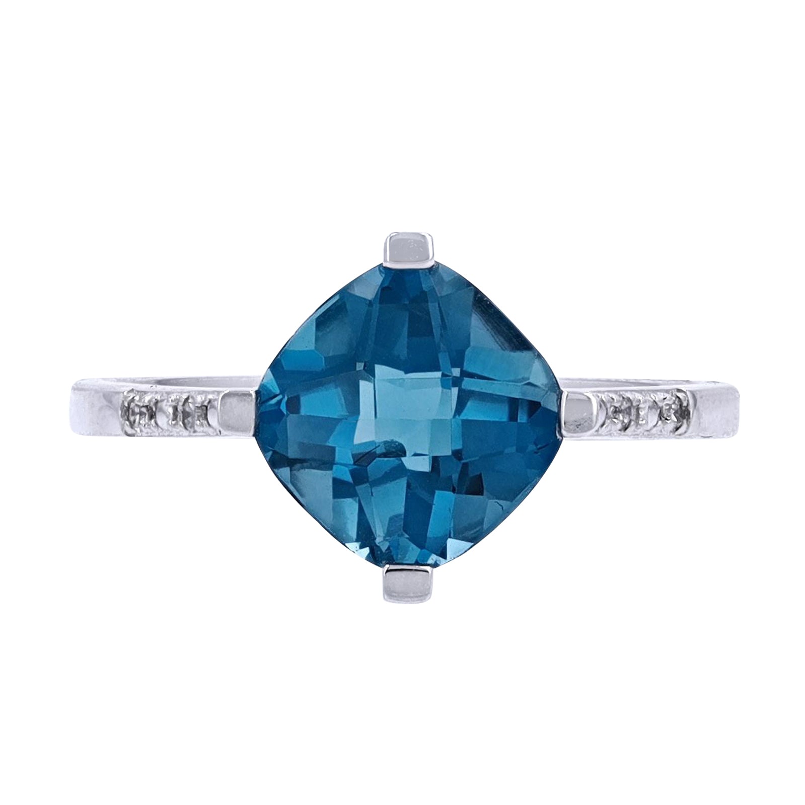 10K Gemstone Center Ring<p><strong>More Colors Available</p></strong>