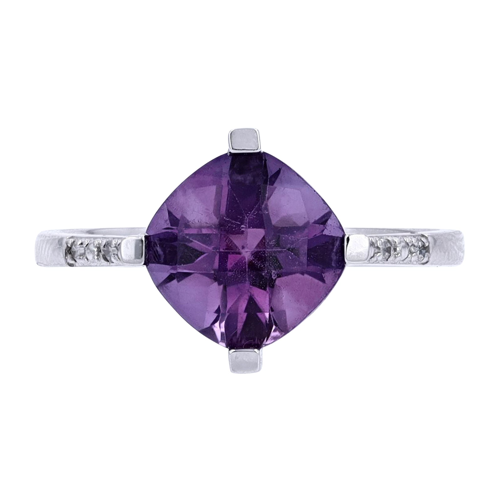 10K Gemstone Center Ring<p><strong>More Colors Available</p></strong>