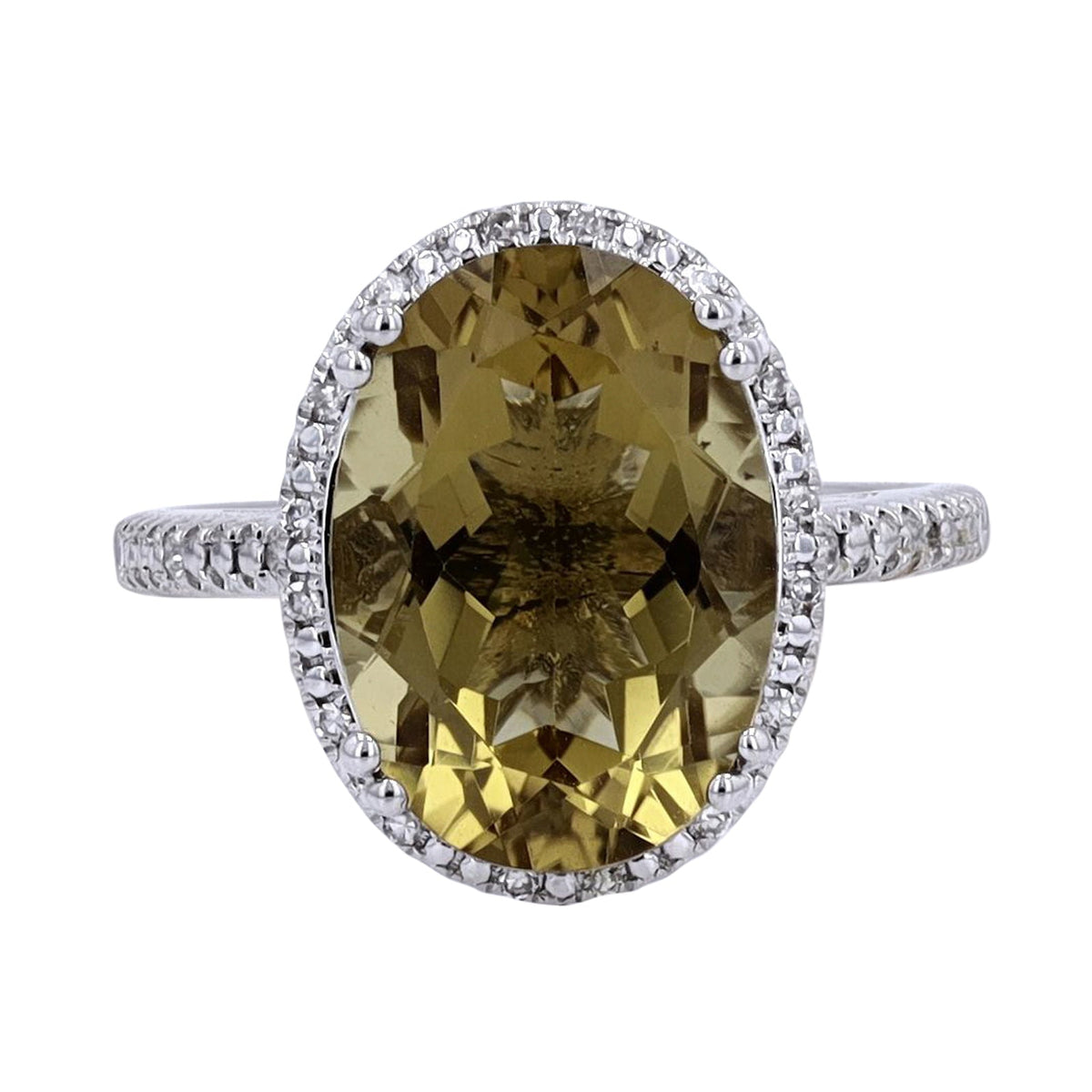 14K Oval Gemstone Cocktail Ring<p><strong>More Colors Available</p></strong>