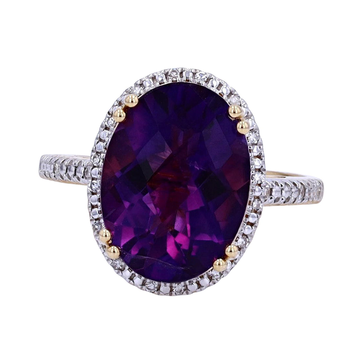 14K Oval Gemstone Cocktail Ring<p><strong>More Colors Available</p></strong>