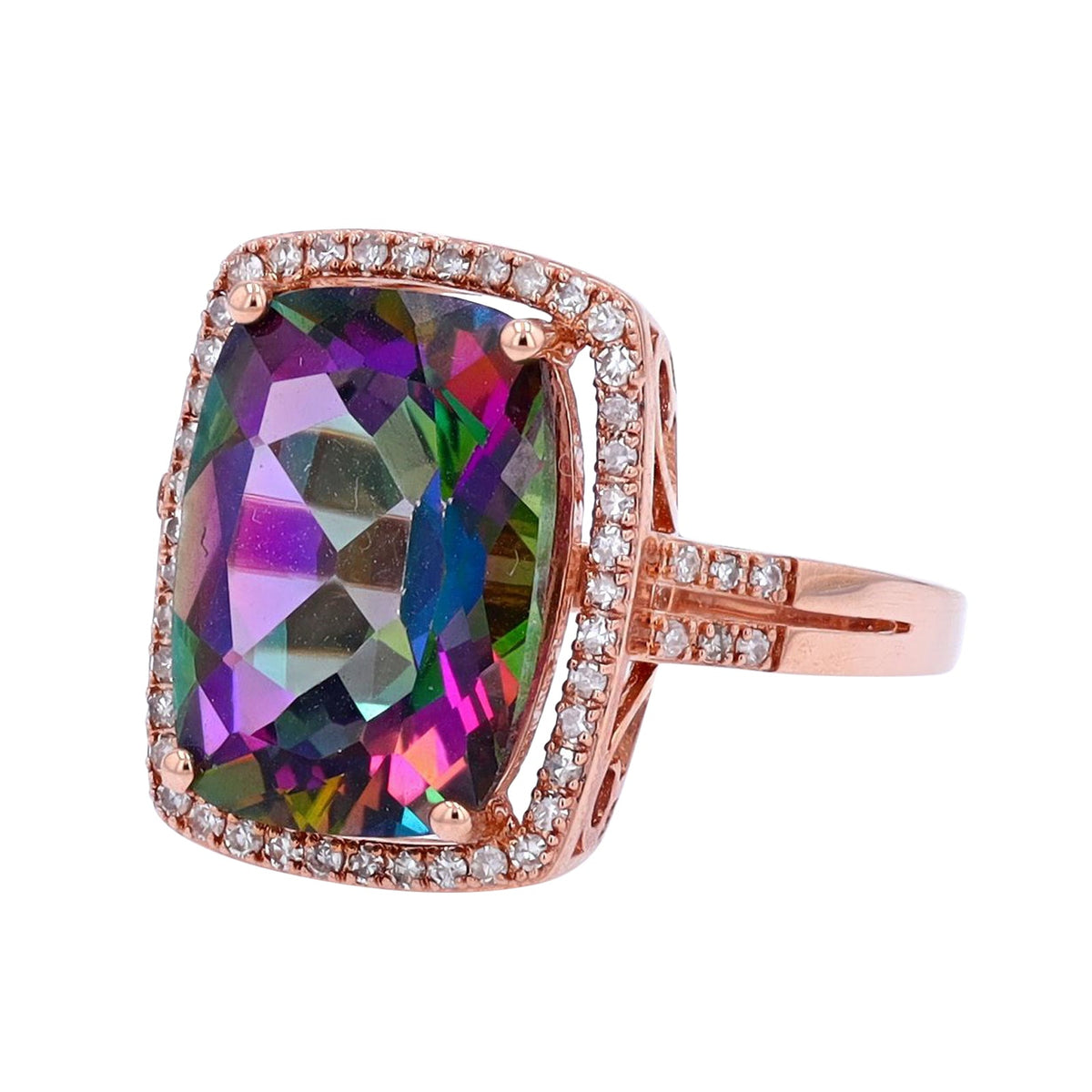 14K Gemstone Cocktail Ring<p><strong>More Colors Available</p></strong>