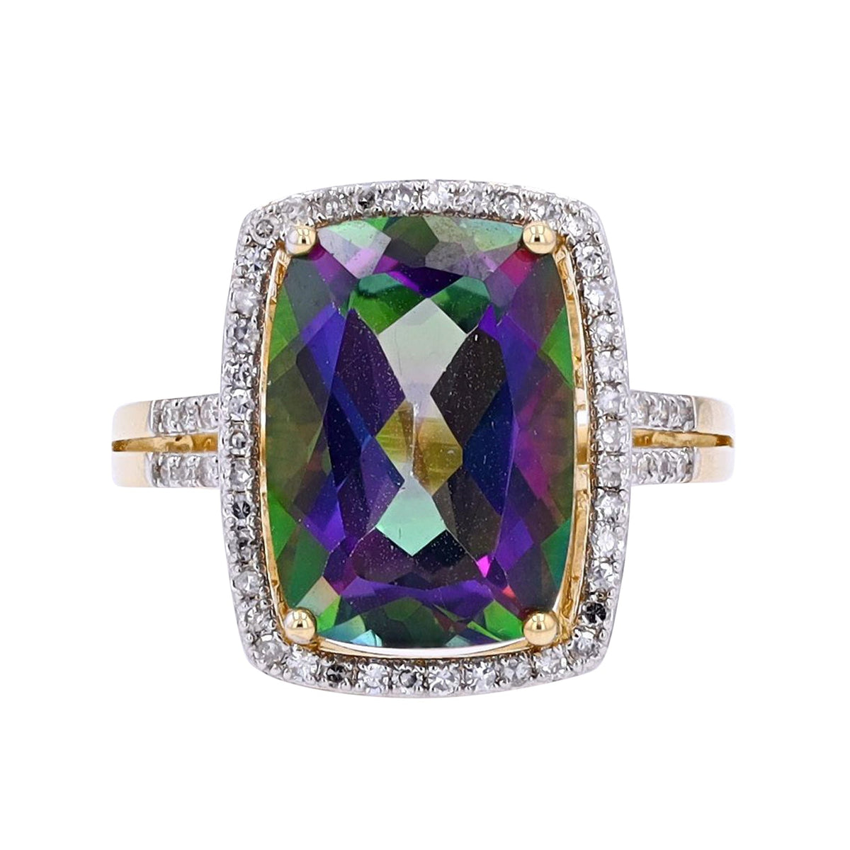 14K Gemstone Cocktail Ring<p><strong>More Colors Available</p></strong>