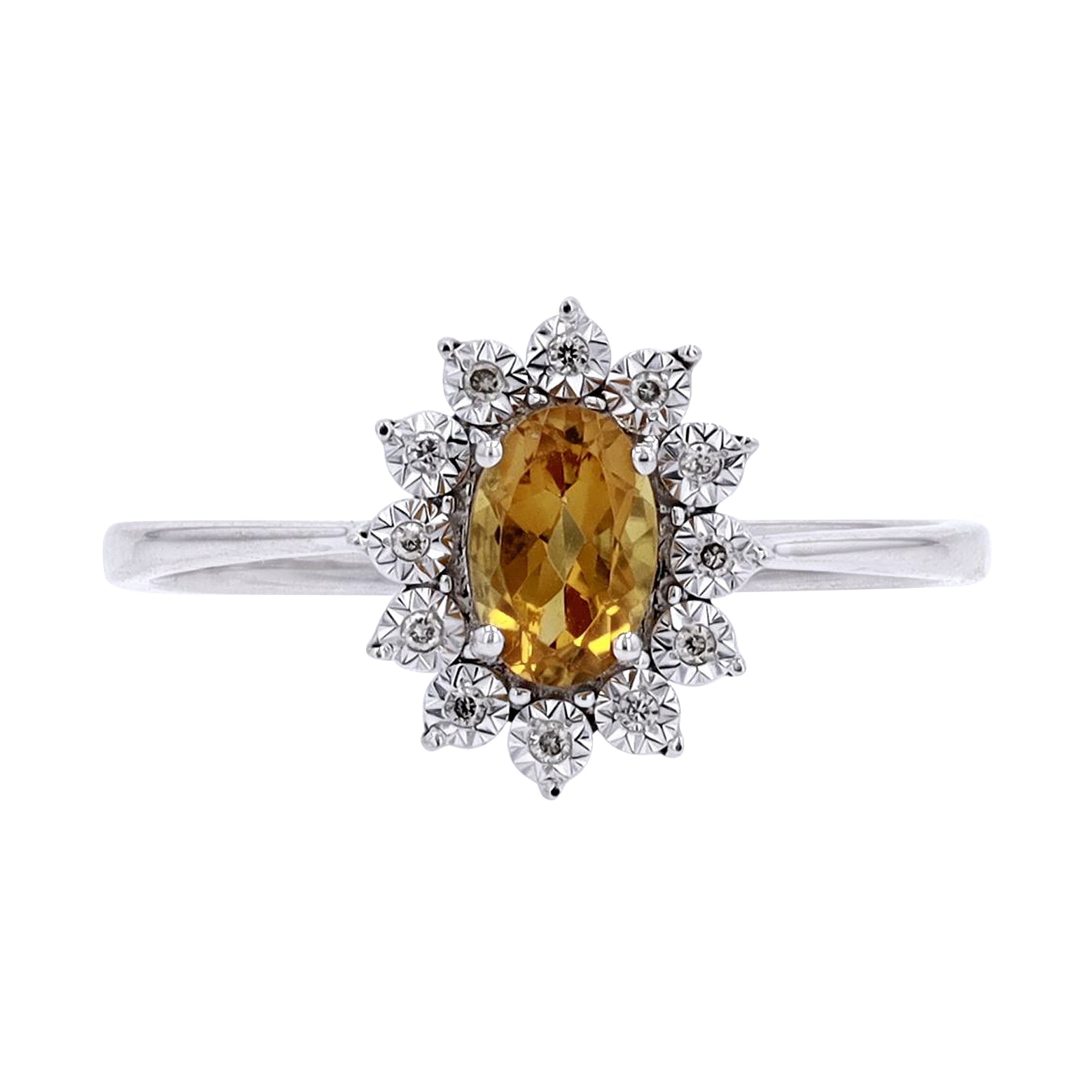 10K Gemstone Oval Ring<p><strong>More Colors Available</p></strong>