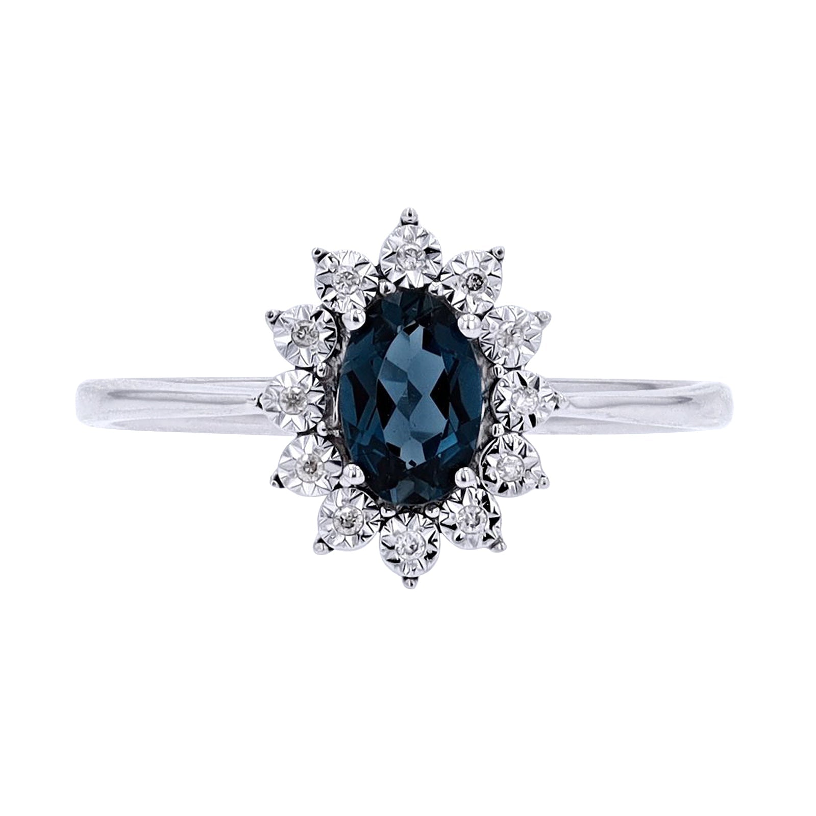 10K Gemstone Oval Ring<p><strong>More Colors Available</p></strong>