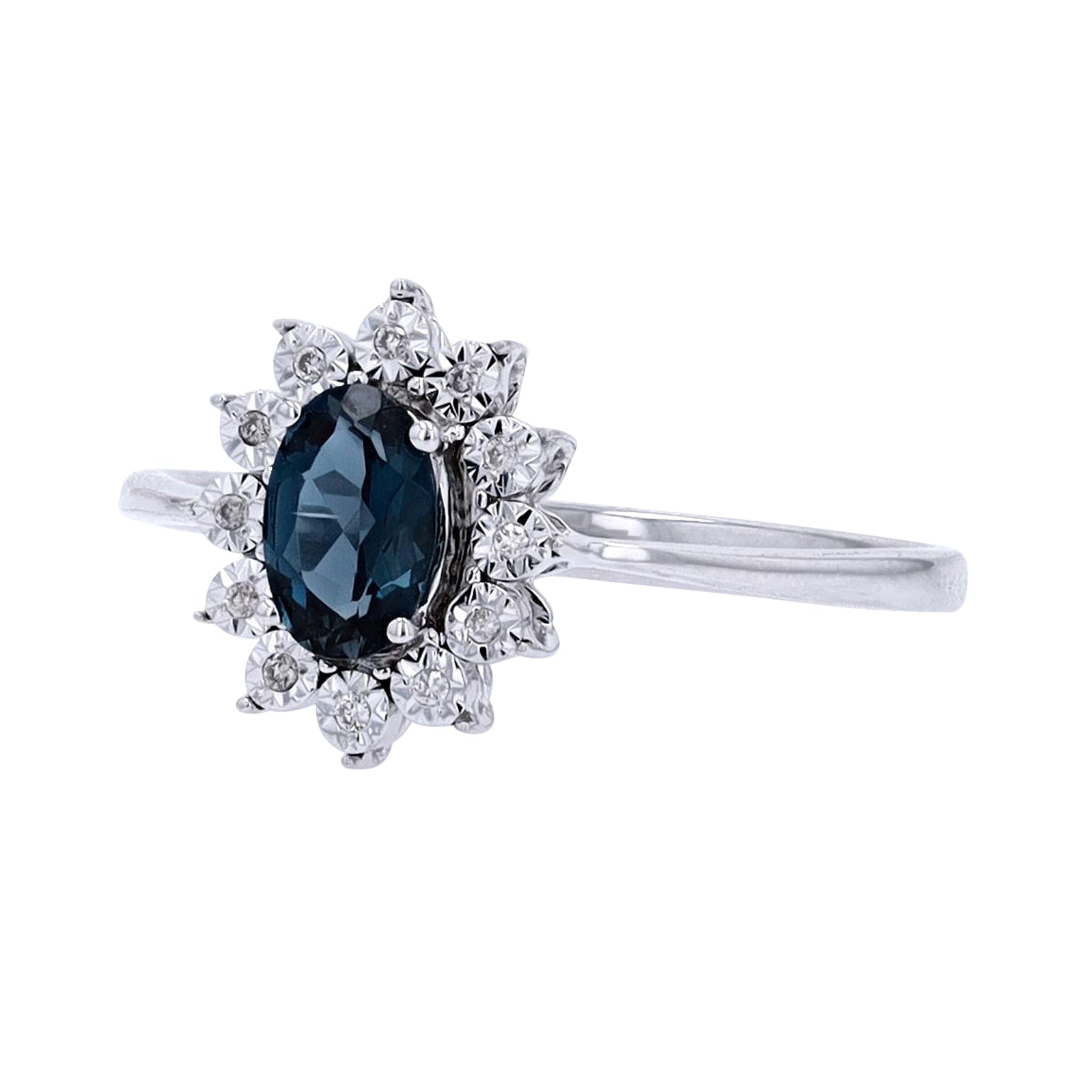 10K Gemstone Oval Ring<p><strong>More Colors Available</p></strong>