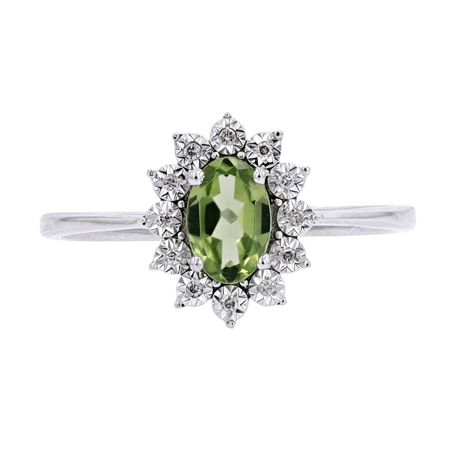 10K Gemstone Oval Ring<p><strong>More Colors Available</p></strong>