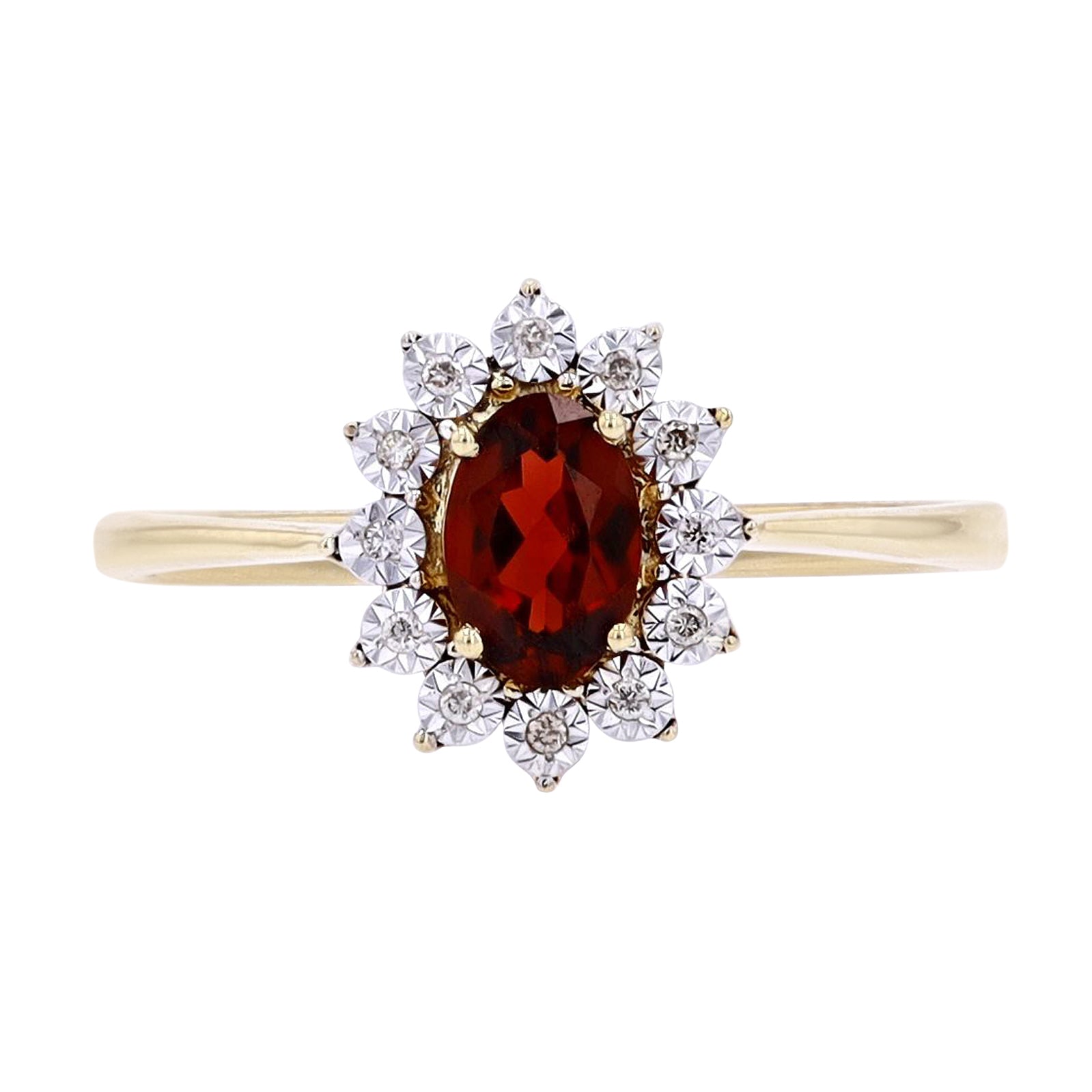 10K Gemstone Oval Ring<p><strong>More Colors Available</p></strong>