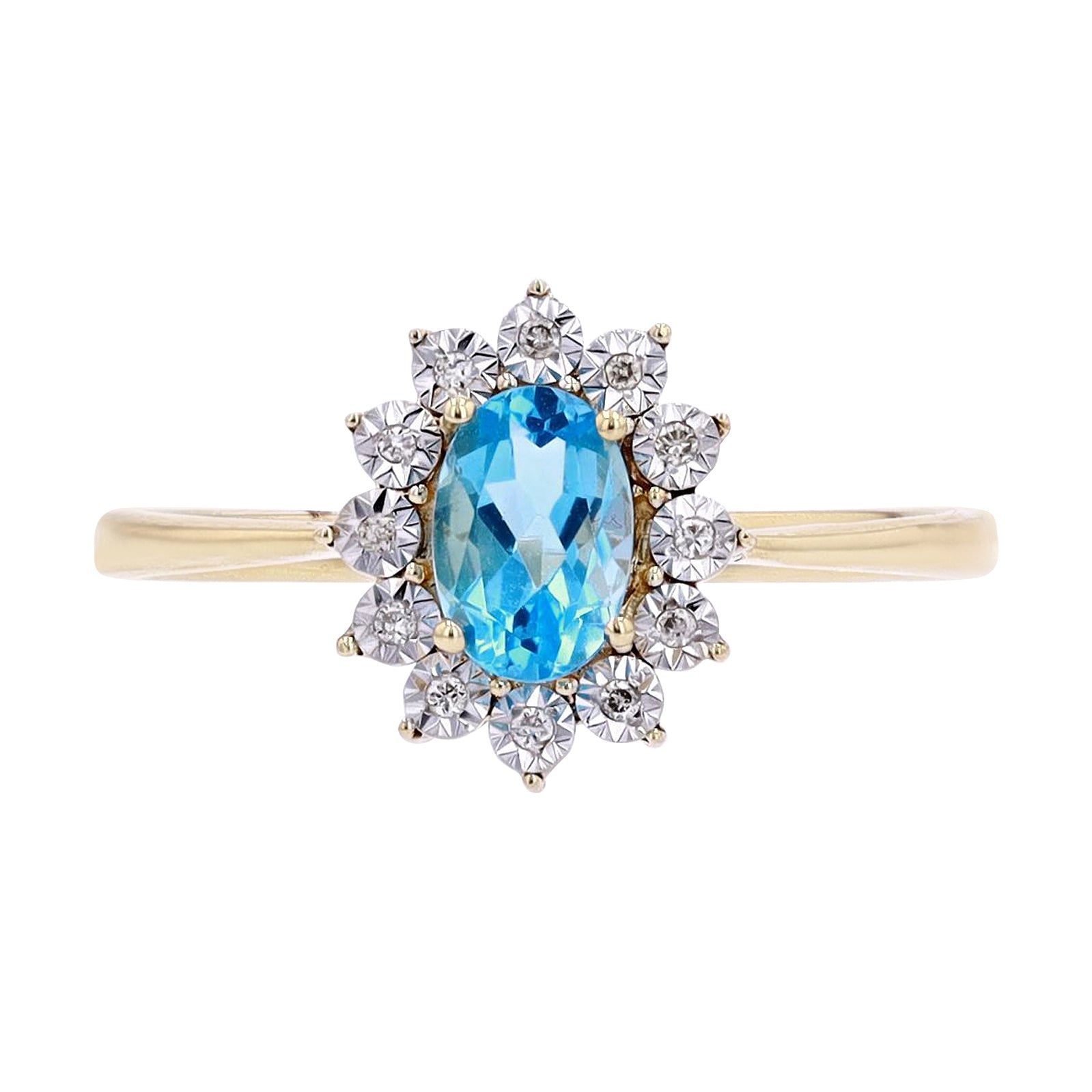 10K Gemstone Oval Ring<p><strong>More Colors Available</p></strong>