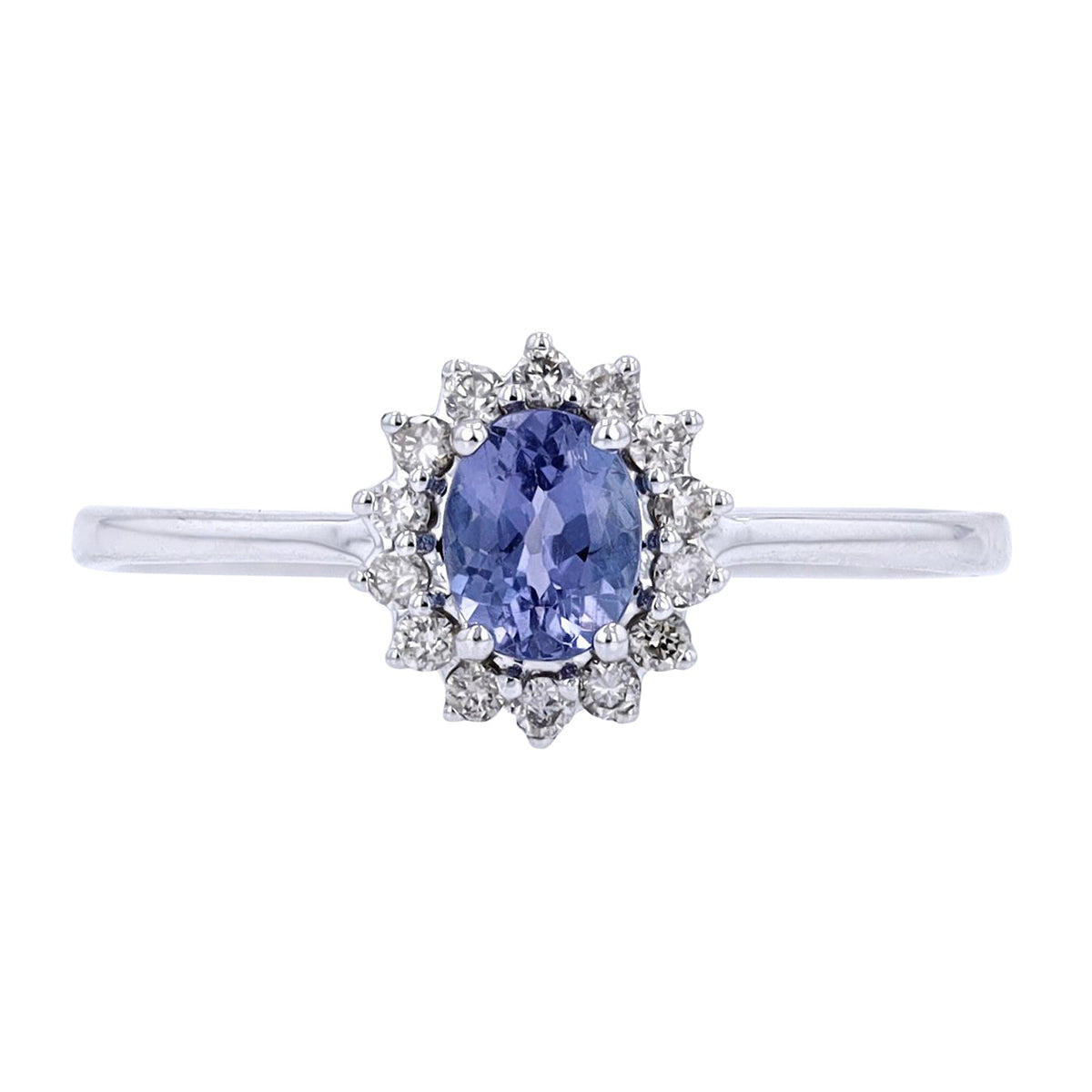 14K WG Tanzanite Center Ring