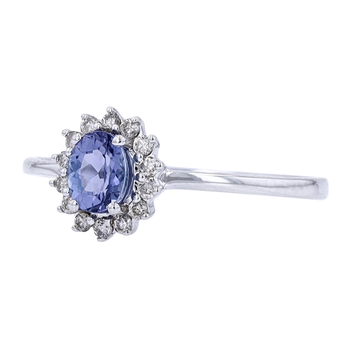 14K WG Tanzanite Center Ring