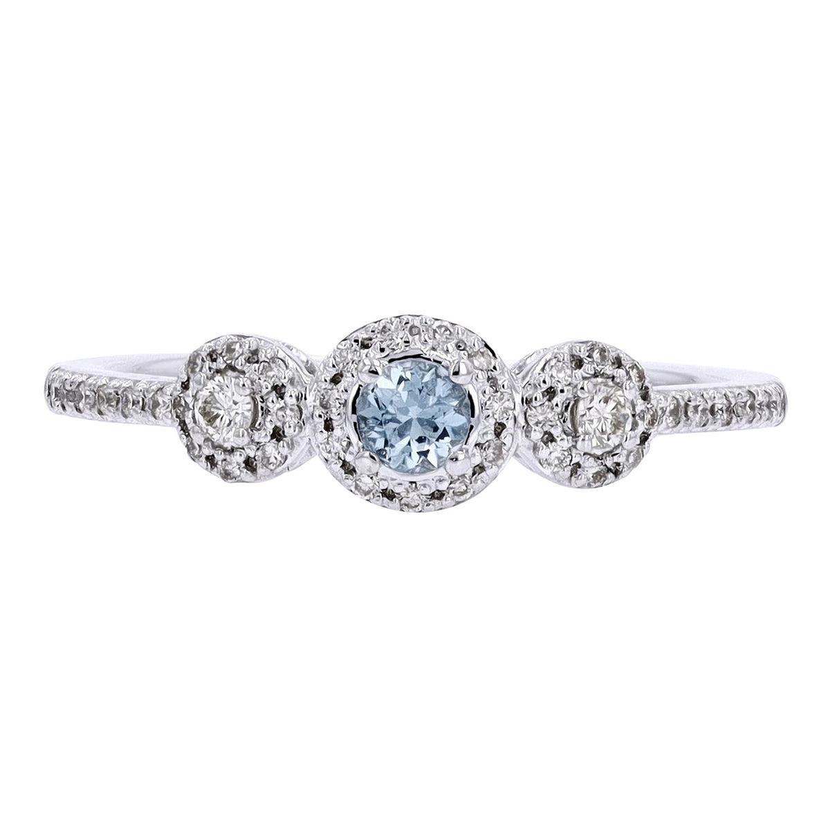 14K Three Stone Ring<p><strong>More Colors Available</p></strong>