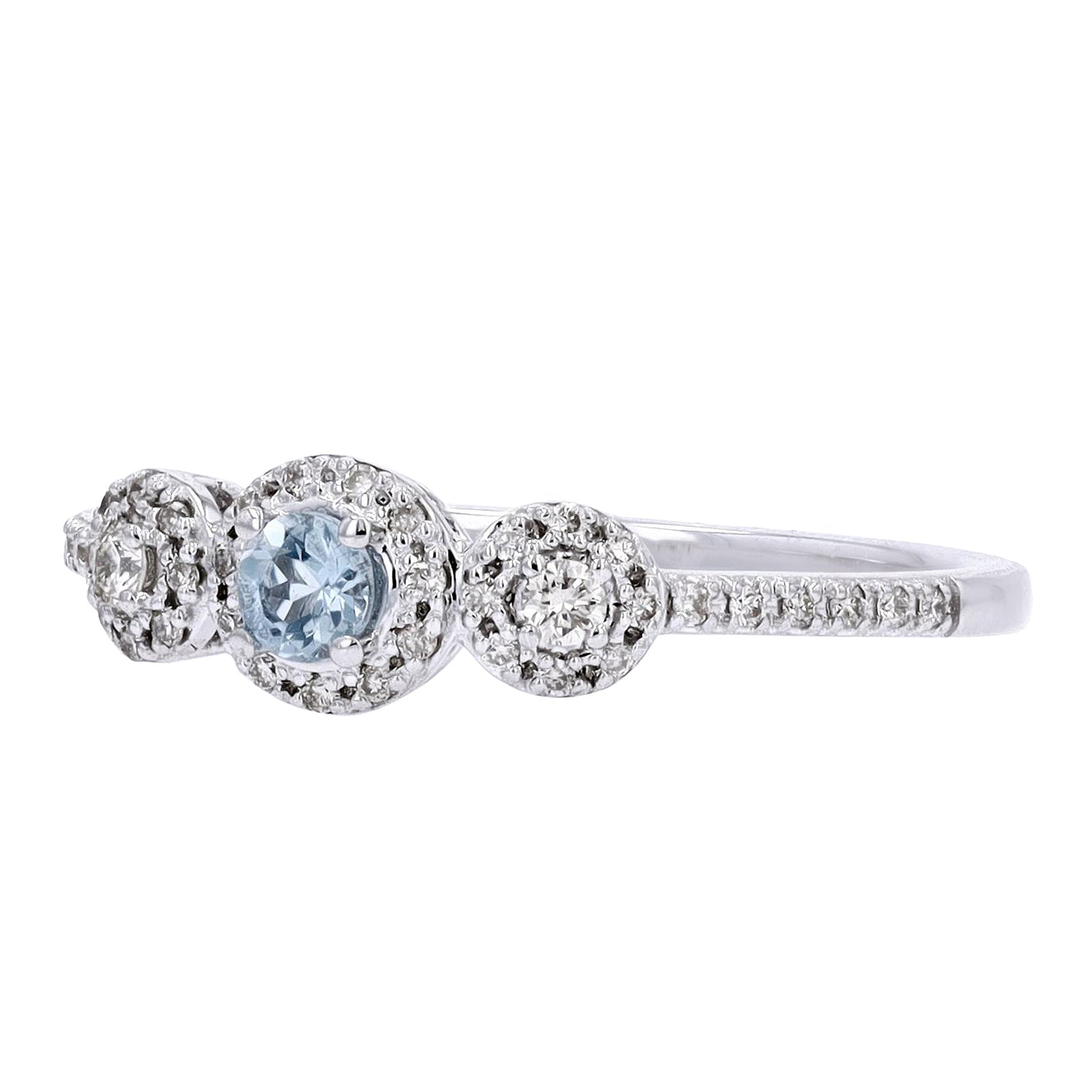 14K Three Stone Ring<p><strong>More Colors Available</p></strong>