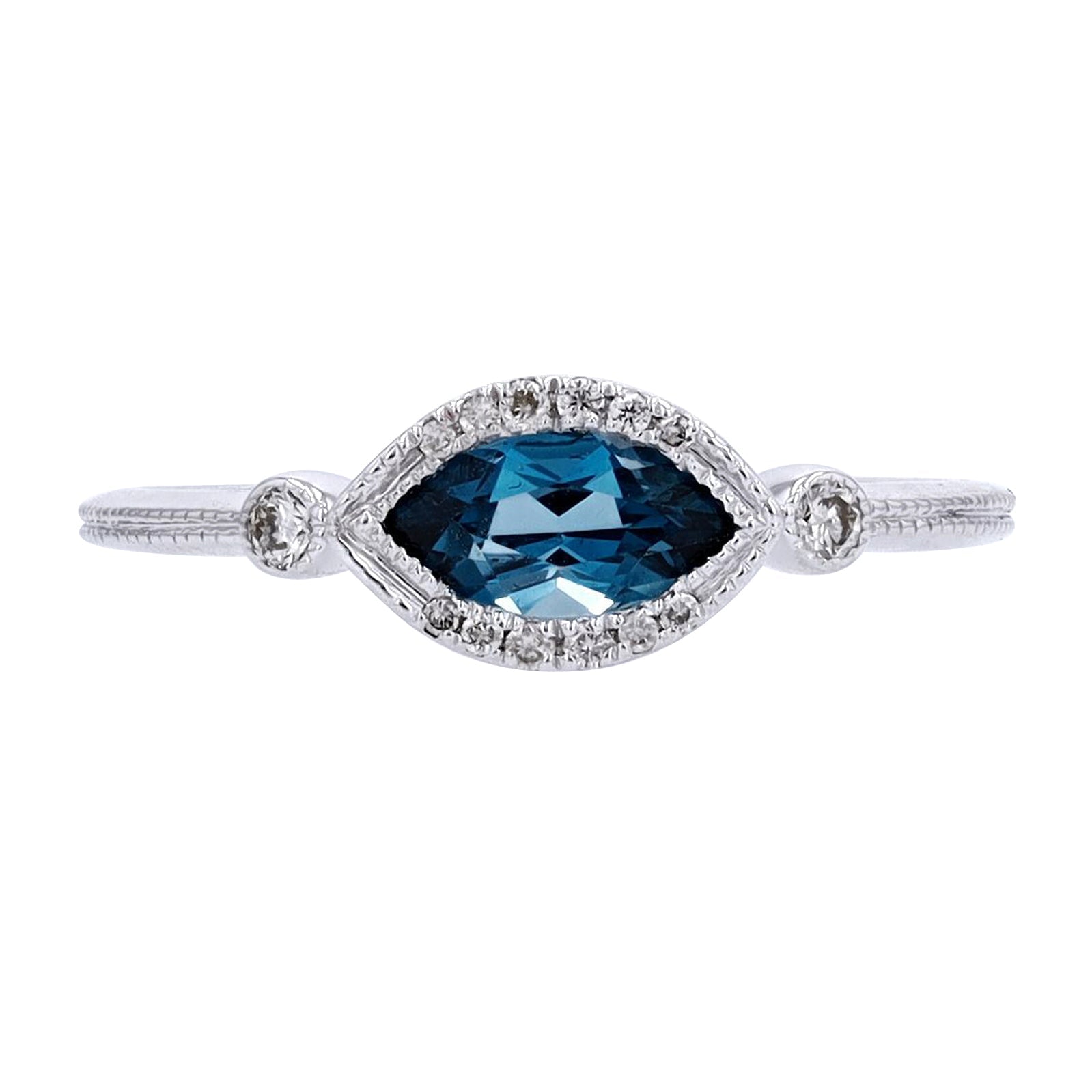 10K Marquise Gemstone Ring<p><strong>More Colors Available</p></strong>
