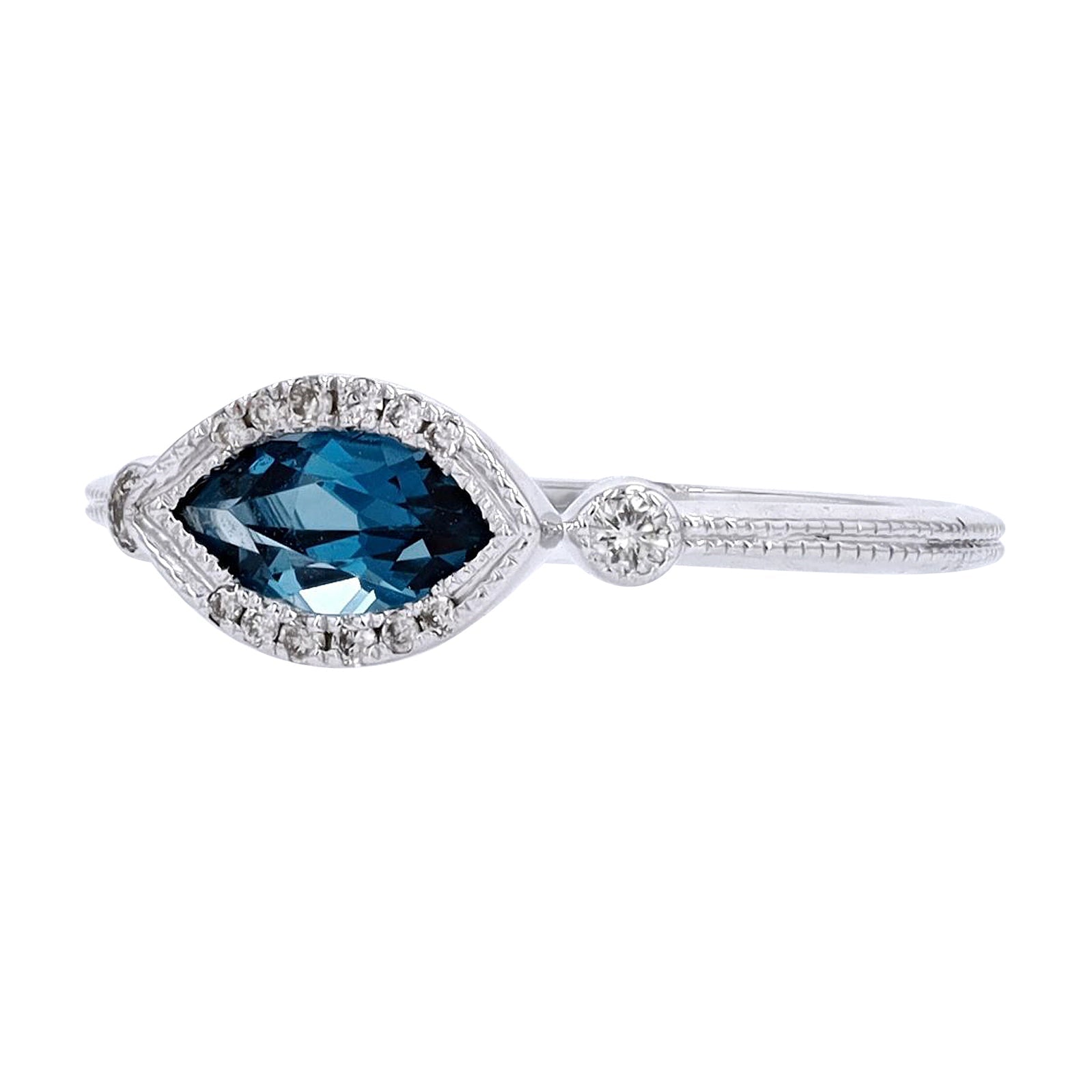 10K Marquise Gemstone Ring<p><strong>More Colors Available</p></strong>