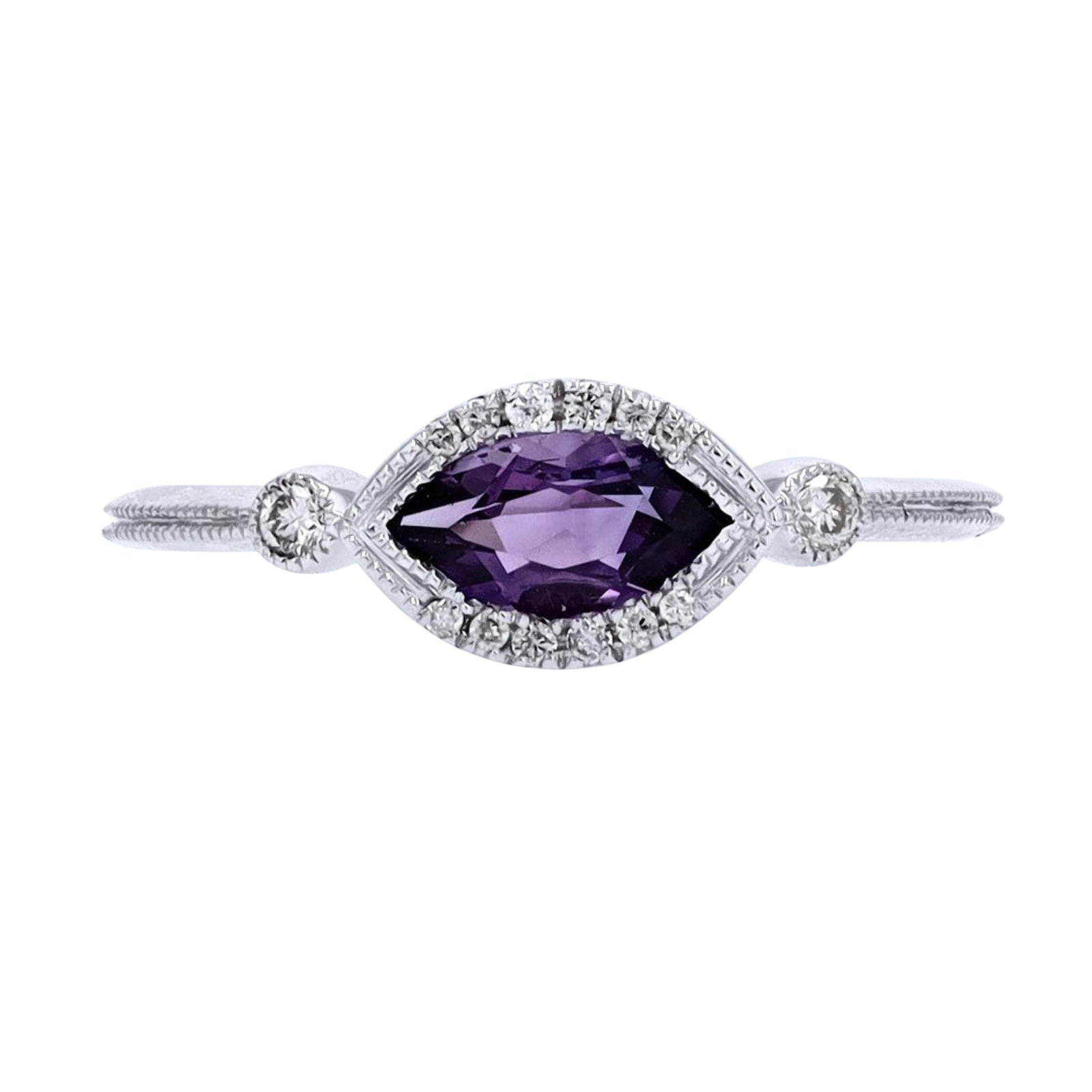 10K Marquise Gemstone Ring<p><strong>More Colors Available</p></strong>