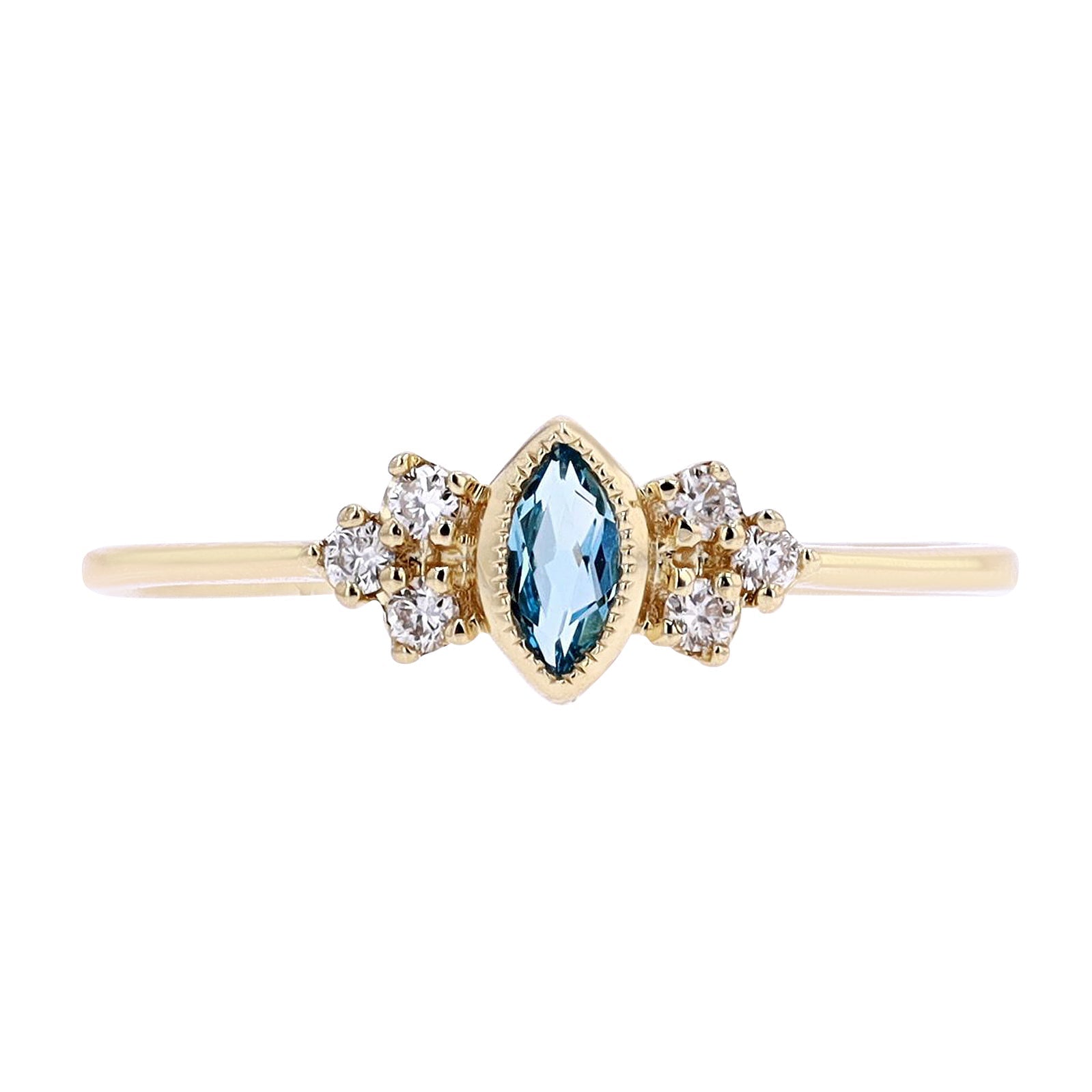 10K Swiss Blue Topaz Ring<p><strong>More Colors Available</p></strong>