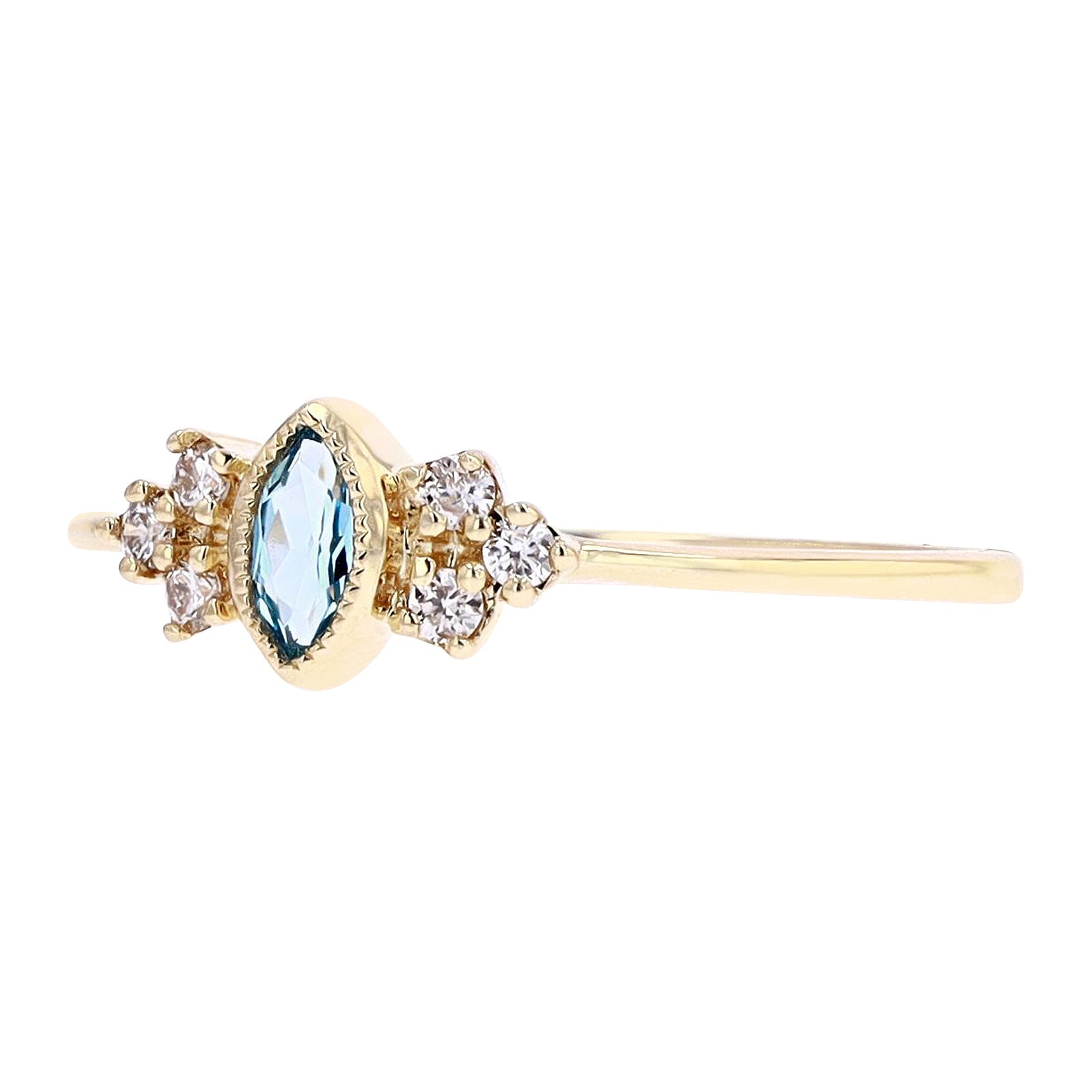 10K Swiss Blue Topaz Ring<p><strong>More Colors Available</p></strong>