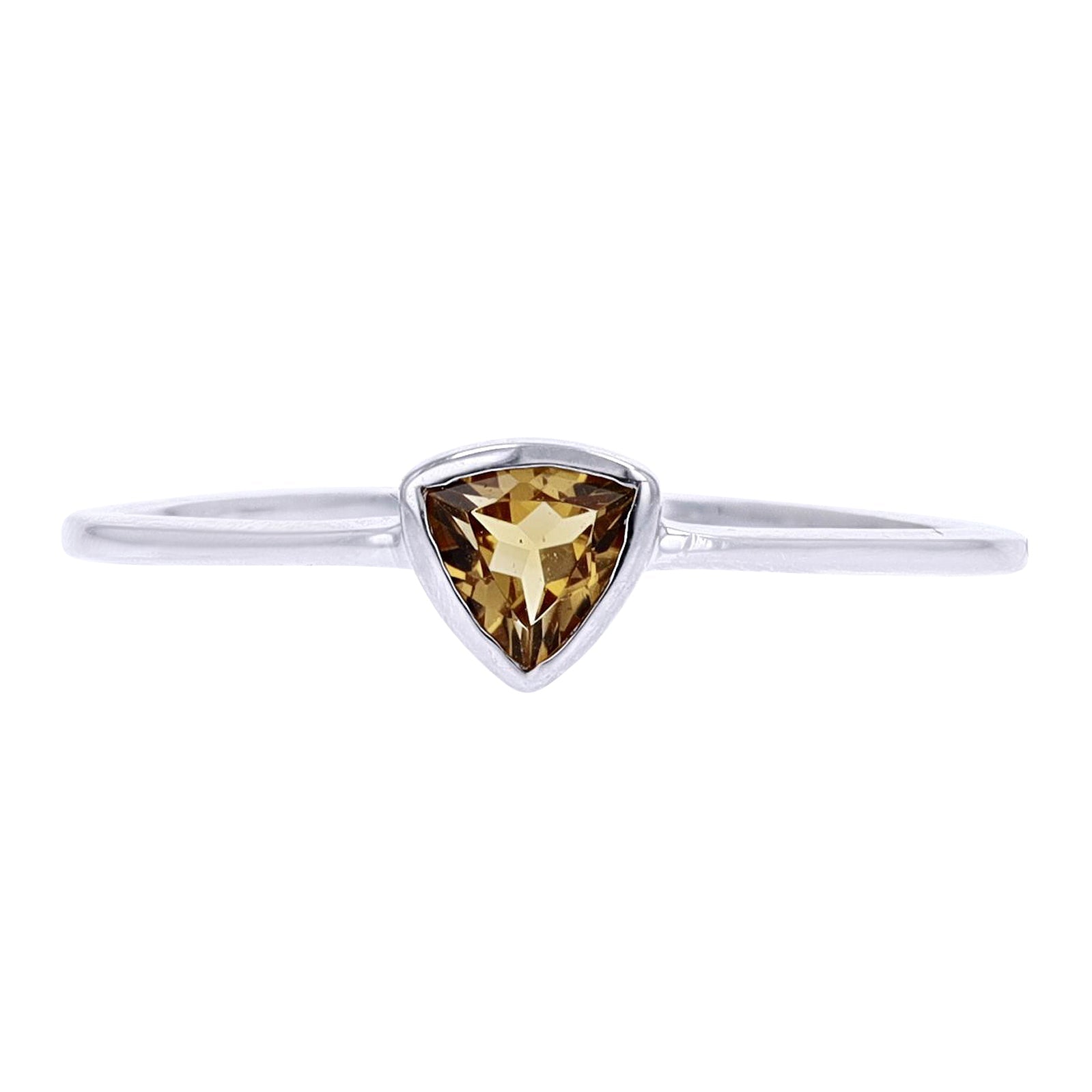 10K Trillion Cut Gemstone Ring<p><strong>More Colors Available</p></strong>