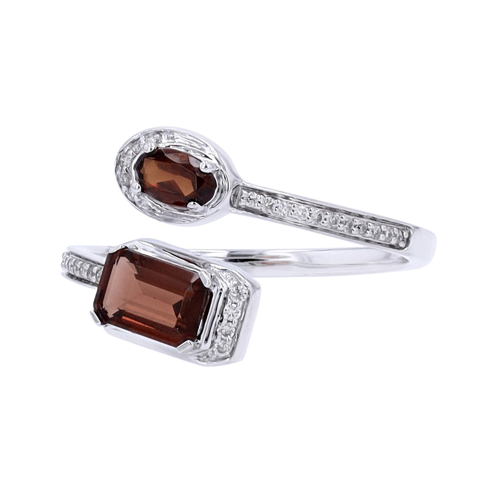 10K Garnet Cuff Ring<p><strong>More Colors Available</p></strong>