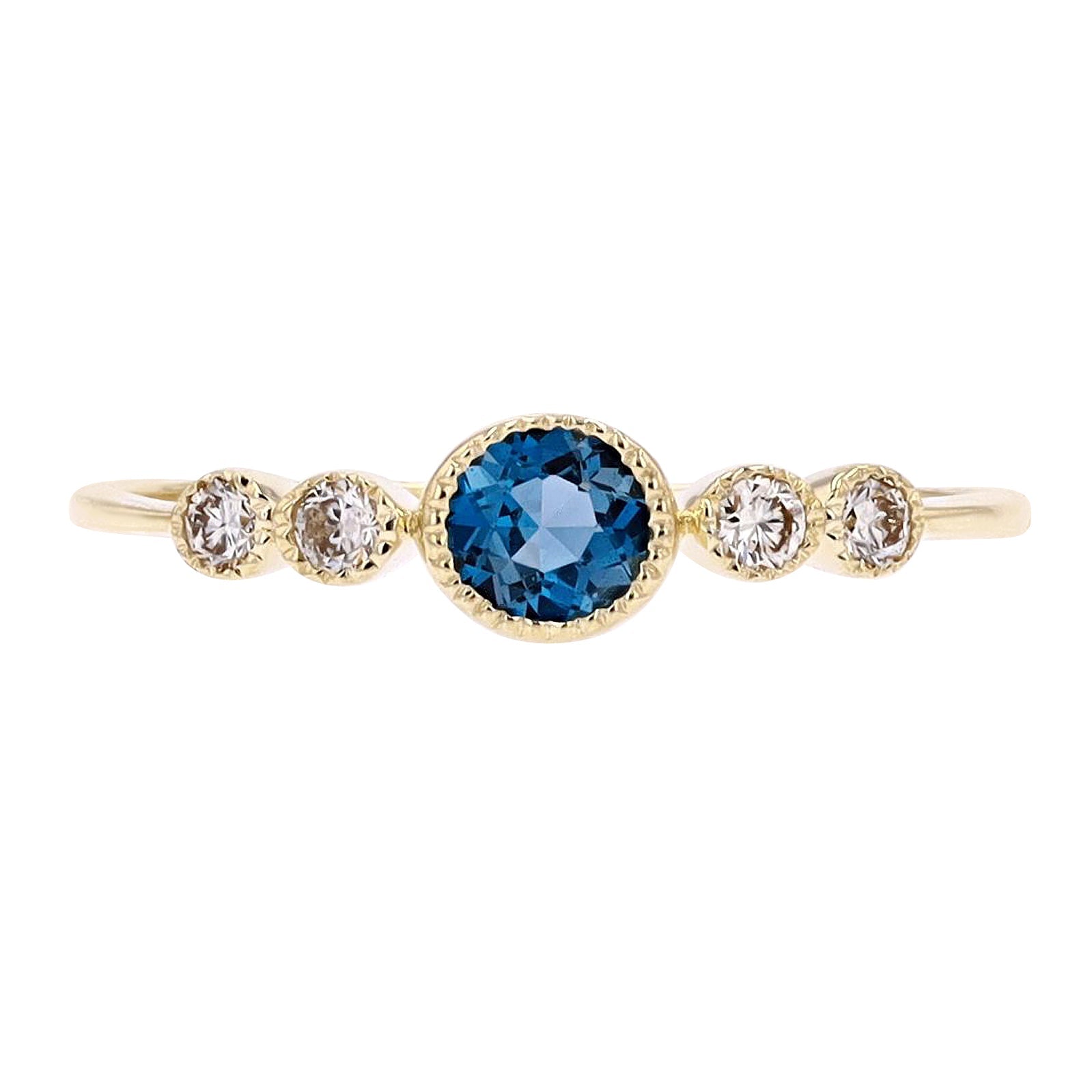10K London Blue Topaz Ring<p><strong>More Colors Available</p></strong>